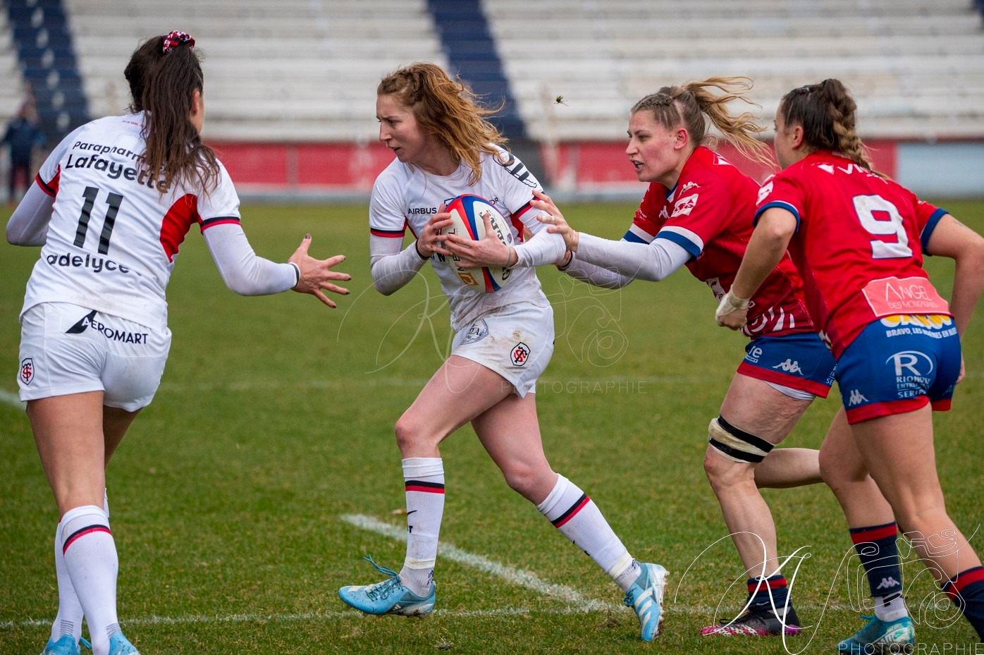  FC Grenoble Rugby - Stade Toulousain - Rugby - FFR 2024 - Élite 1 Fém - FC Grenoble (15) vs (15) Stade Toulousain RF (#FFR24E1FFCGST12) Photo by: Karine Valentin | Siuxy Sports 2024-12-07