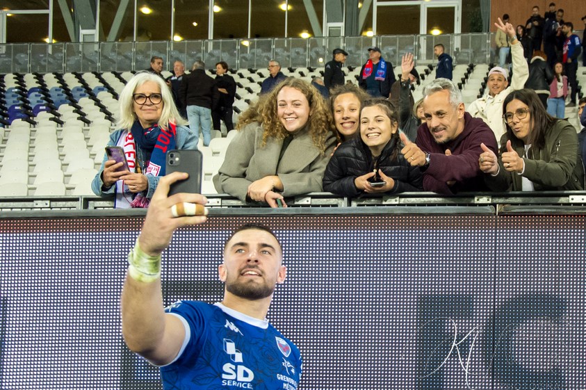 FC Grenoble Rugby - Valence Romans DR - Rugby - PRO D2 2024 - FC Grenoble (44) vs (22) Valence Romans DR (#PROD224FCGVRDR10) Photo by: Karine Valentin | Siuxy Sports 2024-10-11