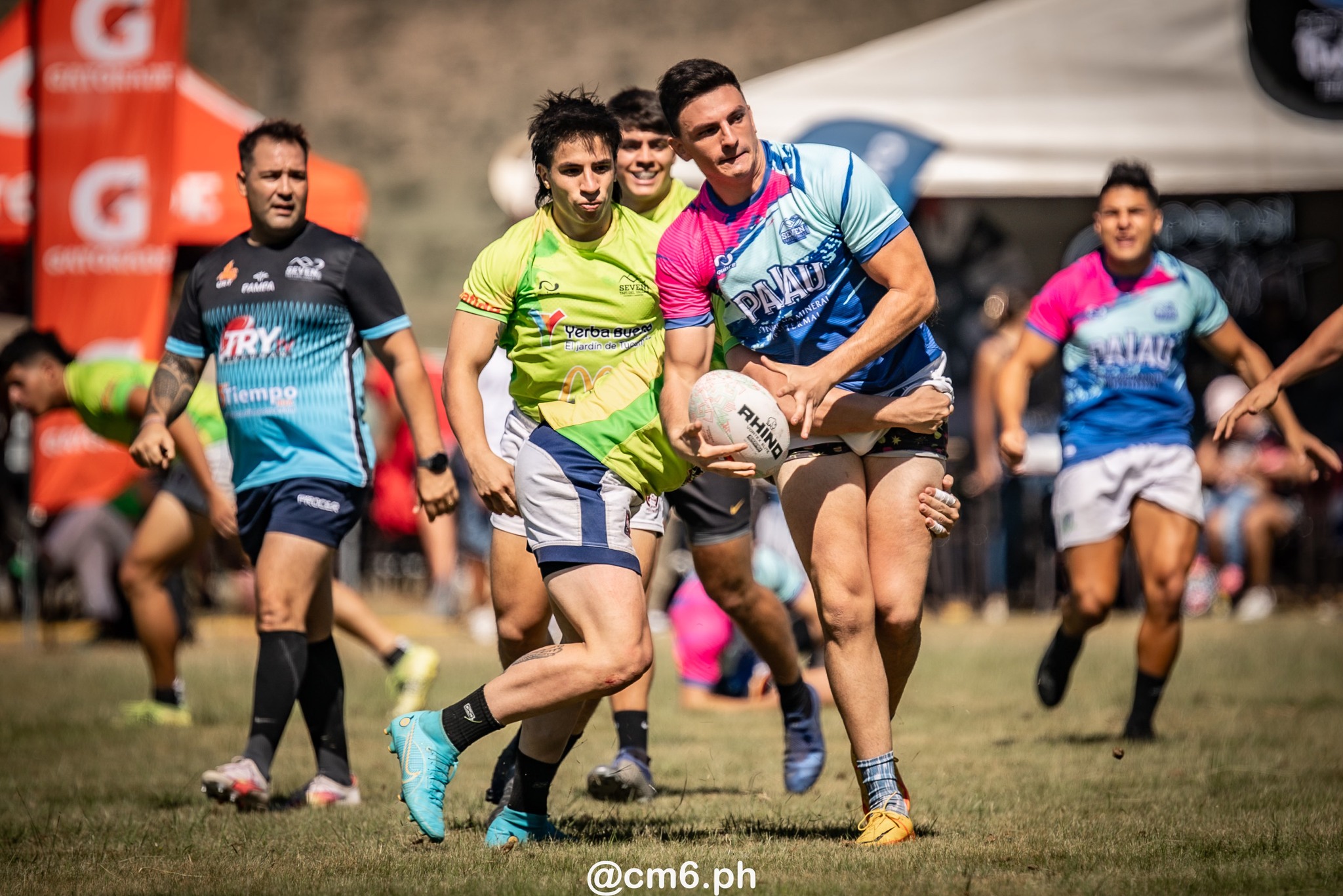  VII - Agua Palau - VII - Municipalidad de Yerba Buena McD - Rugby - Seven Tafi del Valle 2024 - Agua Palau vs Muni Yerba Buena McDonalds (#STDV24APAMUN) Photo by: Christian Mas | Siuxy Sports 2024-01-27
