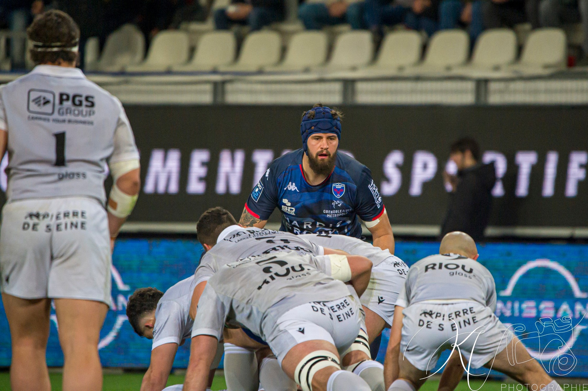Thomas LAINAULT -  FC Grenoble Rugby - Rouen Normandie Rugby - Rugby - Pro D2 - FC Grenoble (43) vs (16) Rouen (#PD224FCGRNR03) Photo by: Karine Valentin | Siuxy Sports 2024-03-01
