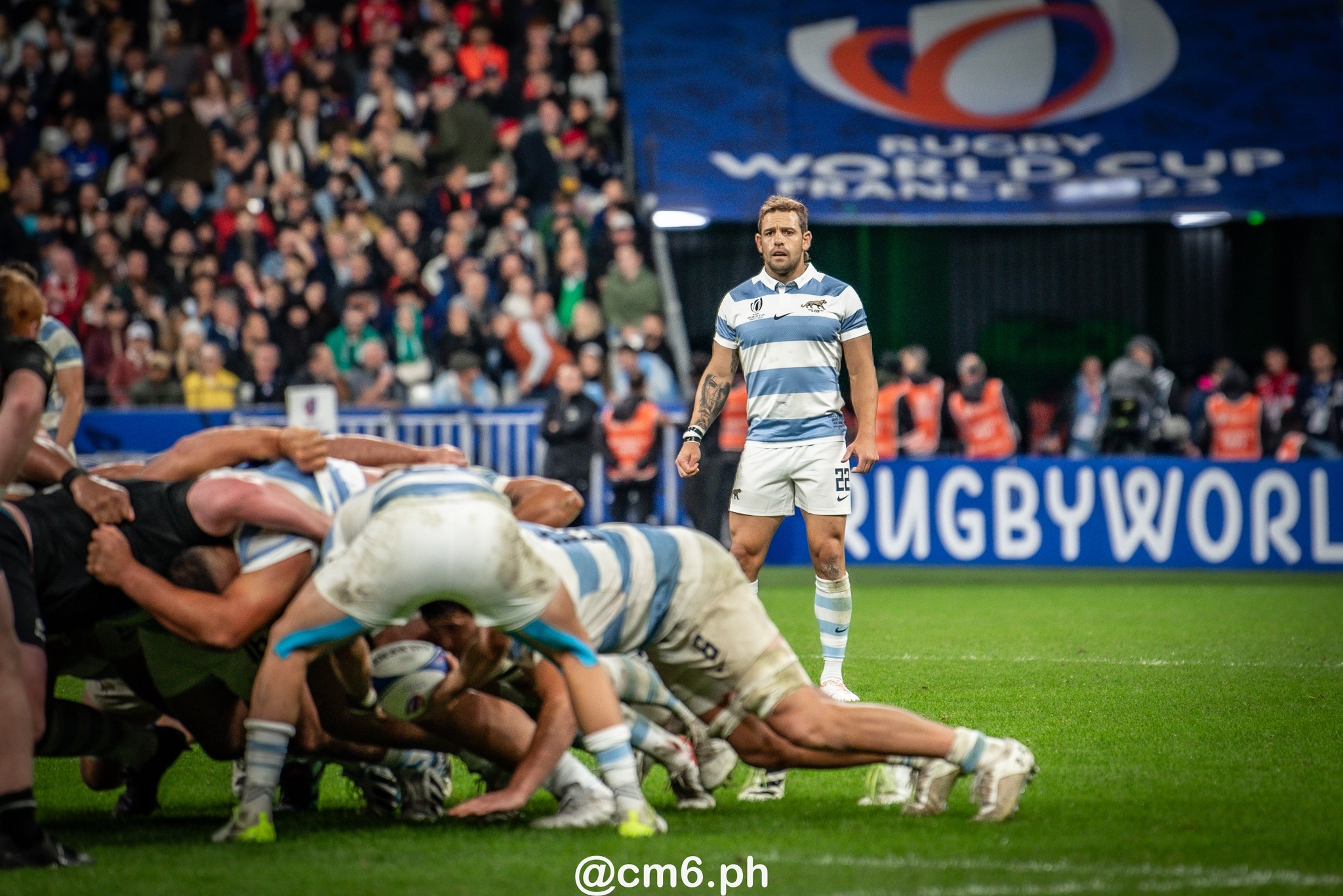  Selección Argentina de Rugby XV - New Zealand national rugby union team - Rugby - RWC 2023 - Semi final - Los Pumas (6) vs (44) All Blacks (#RWC23ARGNZL10) Photo by: Christian Mas | Siuxy Sports 2023-10-27
