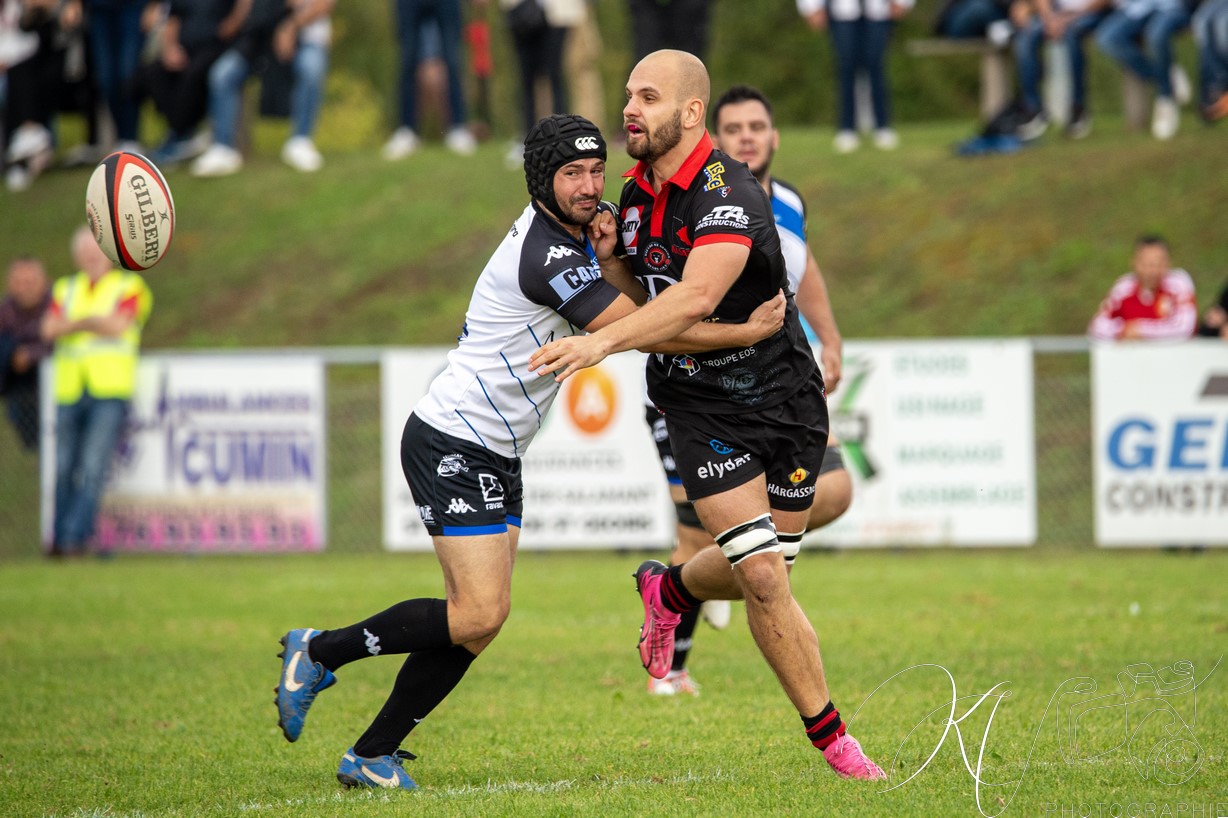  Bièvre Saint-Geoirs RC - US Vinay - Rugby - FFR 2024 Fed2 - Bievre SG vs US Vinay (#FFR24F2BSGUSV09) Photo by: Karine Valentin | Siuxy Sports 2024-09-22