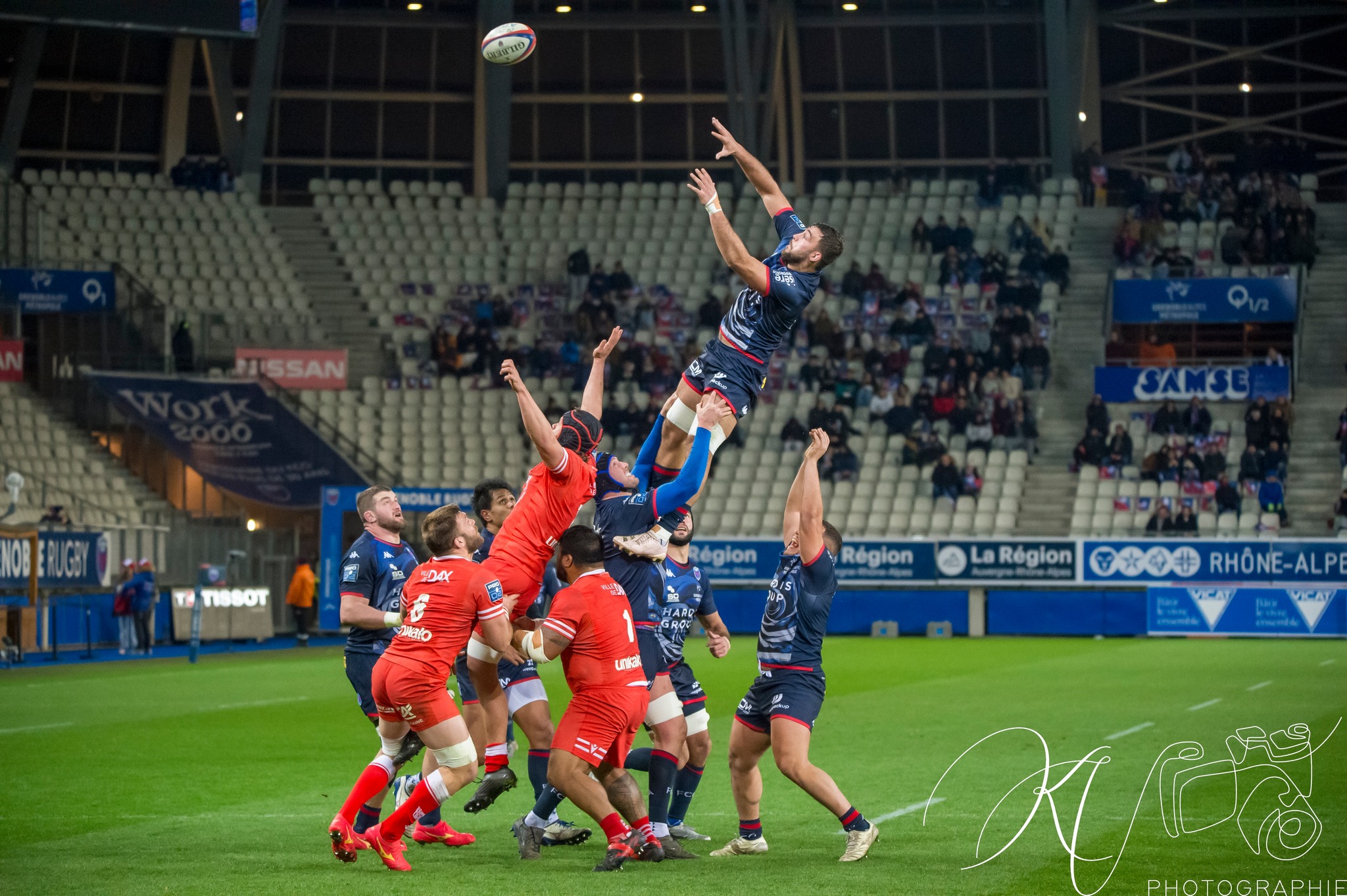  FC Grenoble Rugby - US Dax - Rugby - Pro D2 - FC Grenoble (24) vs (27) US Dax (#PD224FCGDAX01) Photo by: Karine Valentin | Siuxy Sports 2024-01-19