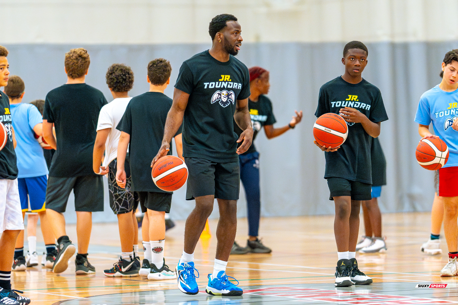 Nervens DEMOSTHENE - Paule-Beline IBATA-PONDZA -  Montreal -  - Basketball - Camp d'été de Basketball Jr Toundra 2024 (#2024JRTOUNDRA016) Photo by:  | Siuxy Sports 2024-06-29