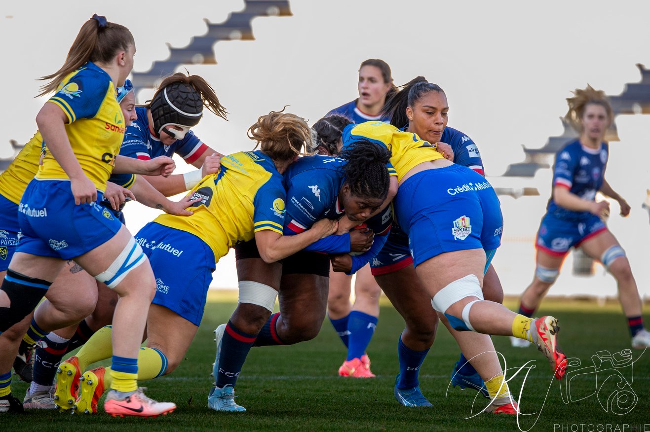  ASM Romagnat rugby féminin - FC Grenoble Rugby - Rugby - FFR 2024 Elite 1 Fém - ASM Romagnat (32) vs (8) Amazones FC Grenoble  (#FFR24E1FASMRFCG11) Photo by: Karine Valentin | Siuxy Sports 2024-11-17