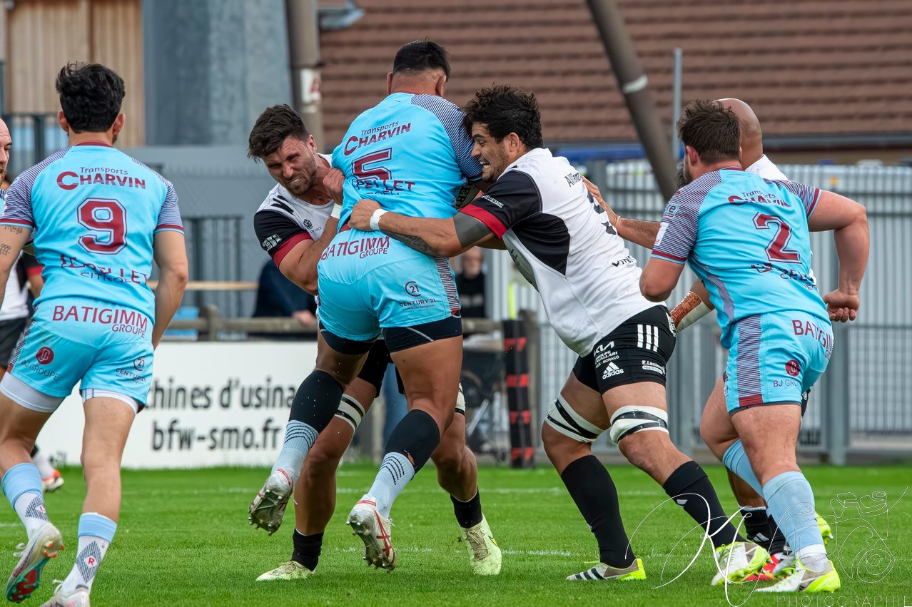  CS Bourgoin-Jallieu - Stade niçois - Rugby - FFR 2024 - National - CS Bourgoin-Jallieu (25) vs (23) Stade Niçois (#FFR24NATCSBJST04) Photo by: Karine Valentin | Siuxy Sports 2024-04-06