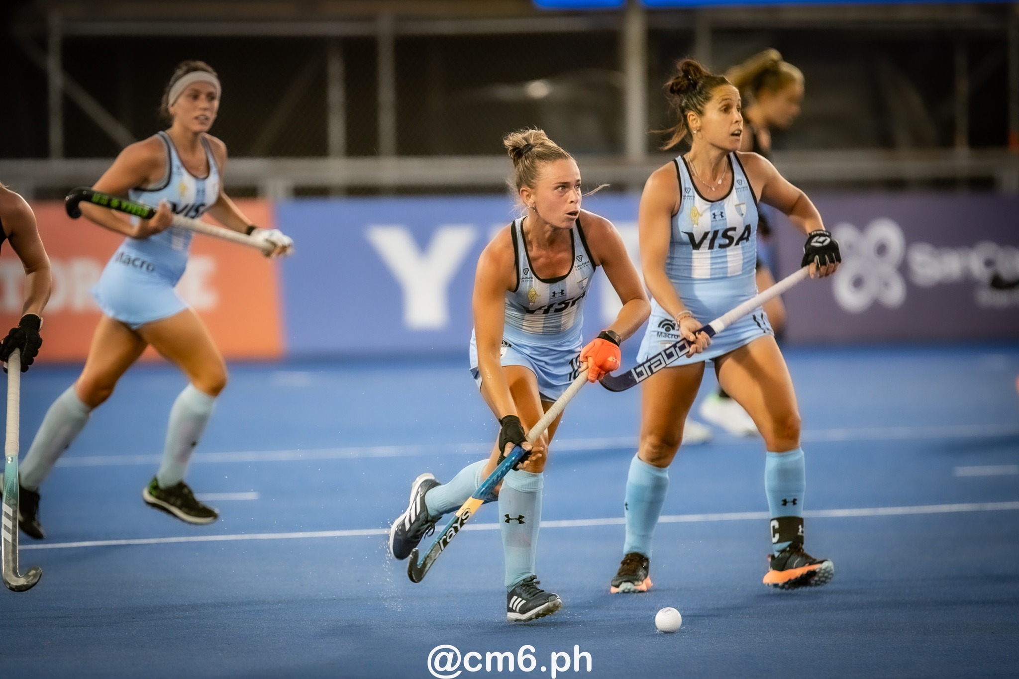 Rochy SANCHEZ - Victoria SAUZE VALDEZ -  Selección femenina de hockey sobre césped de Argentina - Netherlands women's national field hockey team - Field hockey - FIH Pro League Fem 2023-2024 - Argentina (1) vs (4) Netherlands (#FIHPF24ARGNET12) Photo by: Christian Mas | Siuxy Sports 2023-12-08