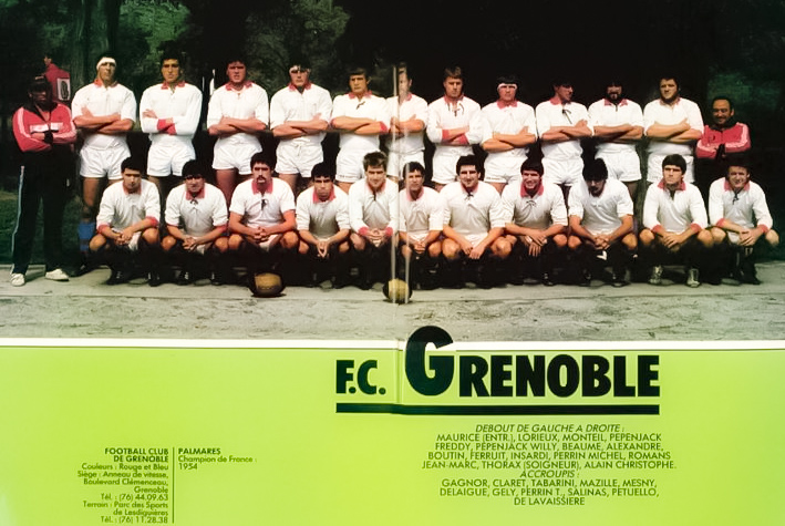  FC Grenoble Rugby -  - Rugby - Équipe 1985 () Photo by:  | Siuxy Sports 1985-04-01