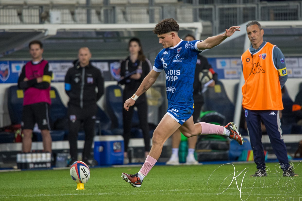  FC Grenoble Rugby - Valence Romans DR - Rugby - PRO D2 2024 - FC Grenoble (44) vs (22) Valence Romans DR (#PROD224FCGVRDR10) Photo by: Karine Valentin | Siuxy Sports 2024-10-11