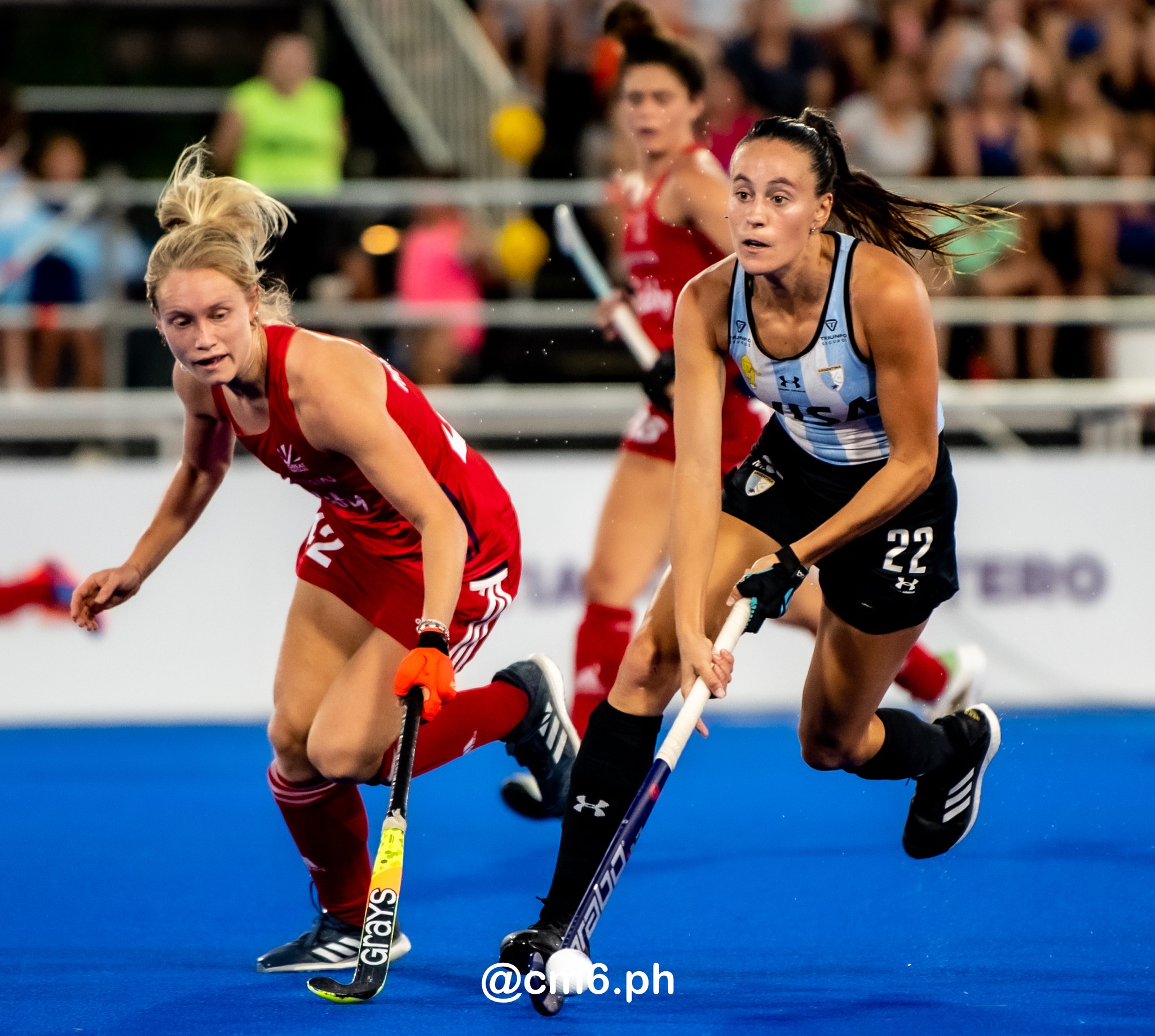 Eugenia TRINCHINETTI -  Selección femenina de hockey sobre césped de Argentina - England women's national field hockey team - Field hockey - FIH PRO LEAGUE 2022-2023 - Argentina(3) vs (0) Great Britain (#FIHPF22ARGGBR12) Photo by: Christian Mas | Siuxy Sports 2022-12-15