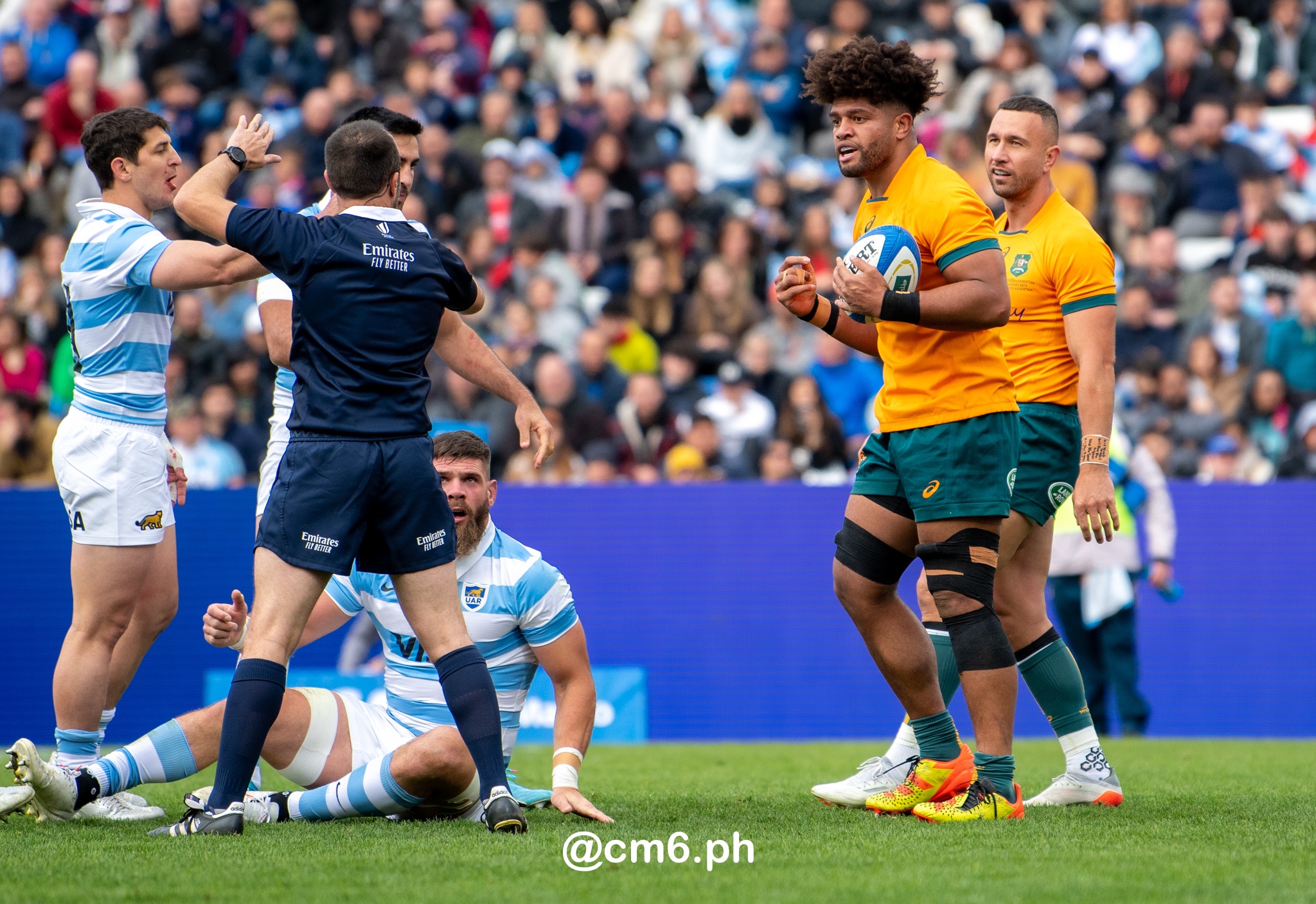  Selección Argentina de Rugby XV - Australia national rugby union team (M) - Rugby - Rugby Championship - Pumas (26) vs (41) Australia - Mendoza - Reel A (#RCH22ARGAUSa07) Photo by: Christian Mas | Siuxy Sports 2022-07-06