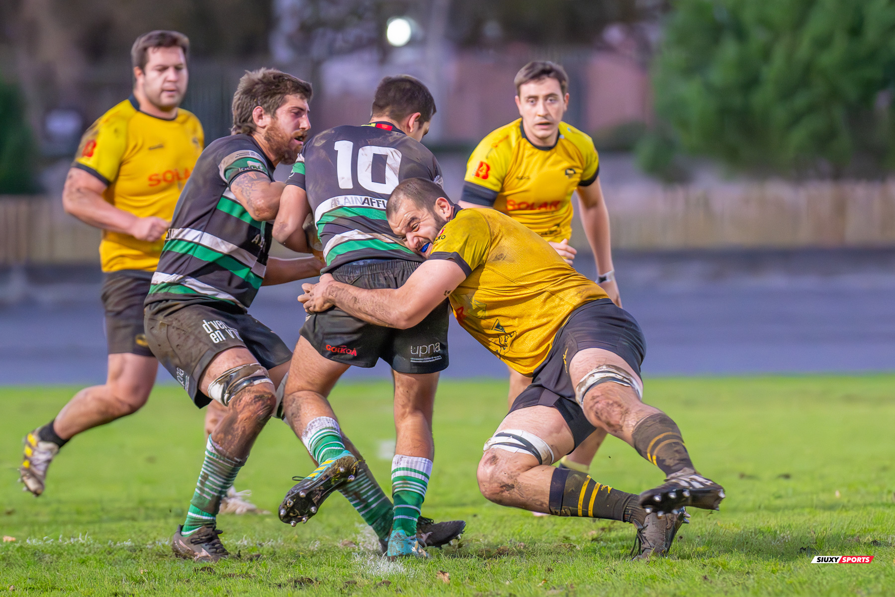 Asier AGUIRRE MORAGUES - Gontzal BERRIO-OTXOA AEKOETXEA -  Getxo Artea Rugby Taldea - La Única Rugby Taldea - Rugby - FER 2024 - DHB - Getxo RT (91) vs (0) La Unica RT (#FER24DHBGRTLUR11) Photo by: Fredy Monfoto | Siuxy Sports 2023-11-04
