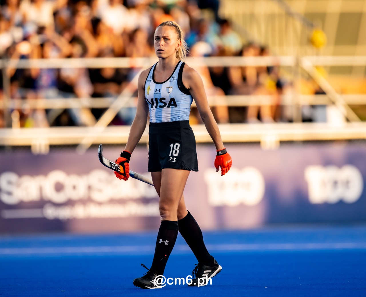 Victoria SAUZE VALDEZ -  Selección femenina de hockey sobre césped de Argentina - England women's national field hockey team - Field hockey - FIH PRO LEAGUE 2022-2023 - Argentina(3) vs (0) Great Britain (#FIHPF22ARGGBR12) Photo by: Christian Mas | Siuxy Sports 2022-12-15
