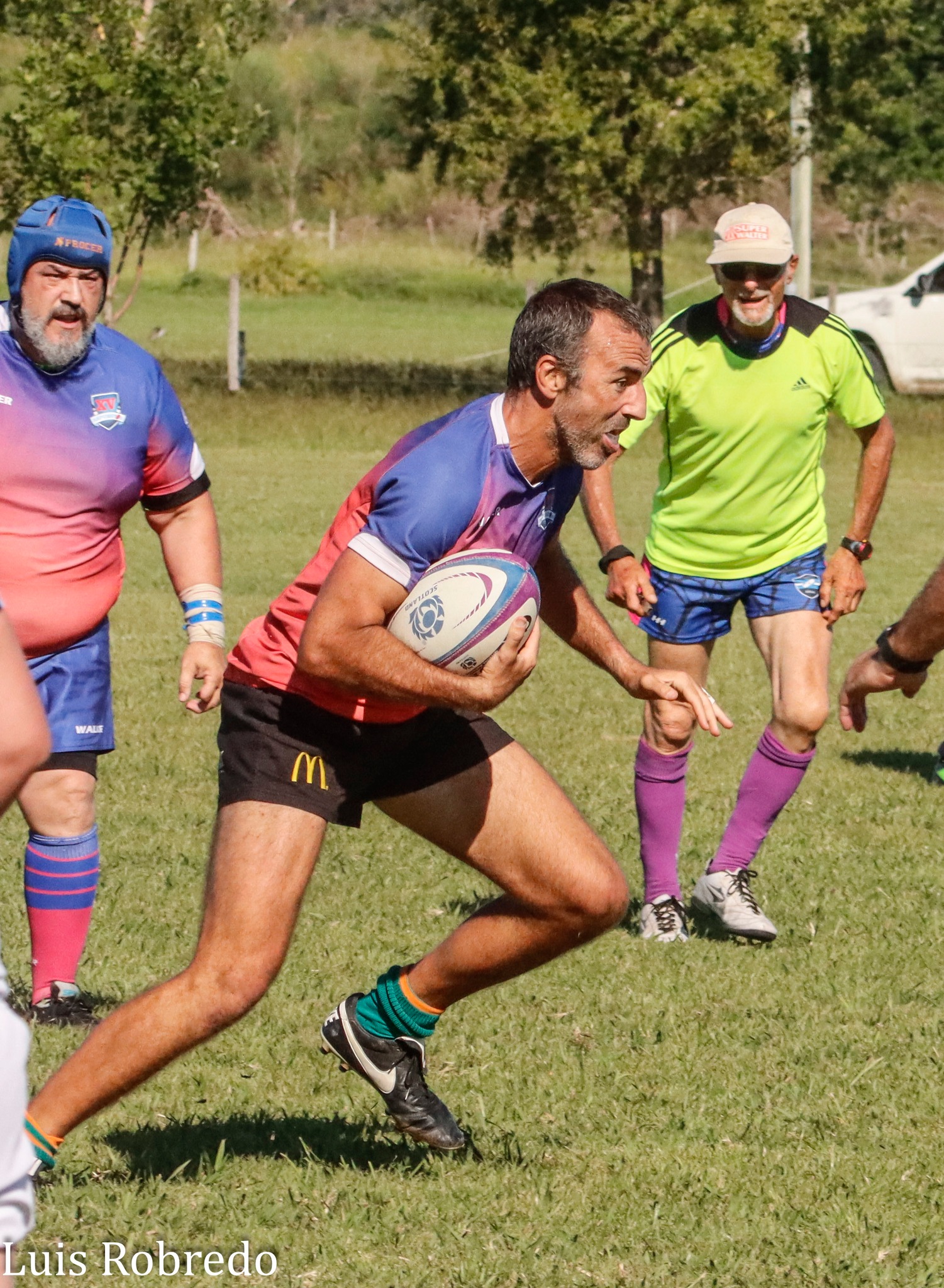  Repuestos XV - Club Argentino de Rugby - RugbyV - 6TO ENCUENTRO DE VETERANOS DEL ARECO RUGBY CLUB - Repuestos XV vs Club Argentino de Rugby (#2024EncVetARCRXVCAR) Photo by: Luis Robredo | Siuxy Sports 2024-03-09