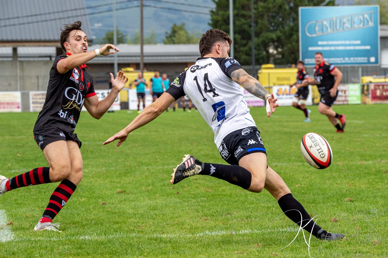  Bièvre Saint-Geoirs RC - US Vinay - Rugby - FFR 2024 Fed2 - Bievre SG vs US Vinay (#FFR24F2BSGUSV09) Photo by: Karine Valentin | Siuxy Sports 2024-09-22