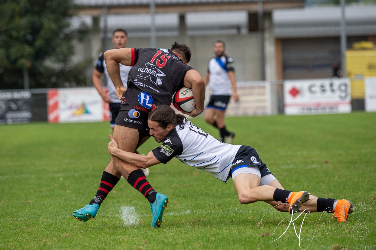  Bièvre Saint-Geoirs RC - US Vinay - Rugby - FFR 2024 Fed2 - Bievre SG vs US Vinay (#FFR24F2BSGUSV09) Photo by: Karine Valentin | Siuxy Sports 2024-09-22