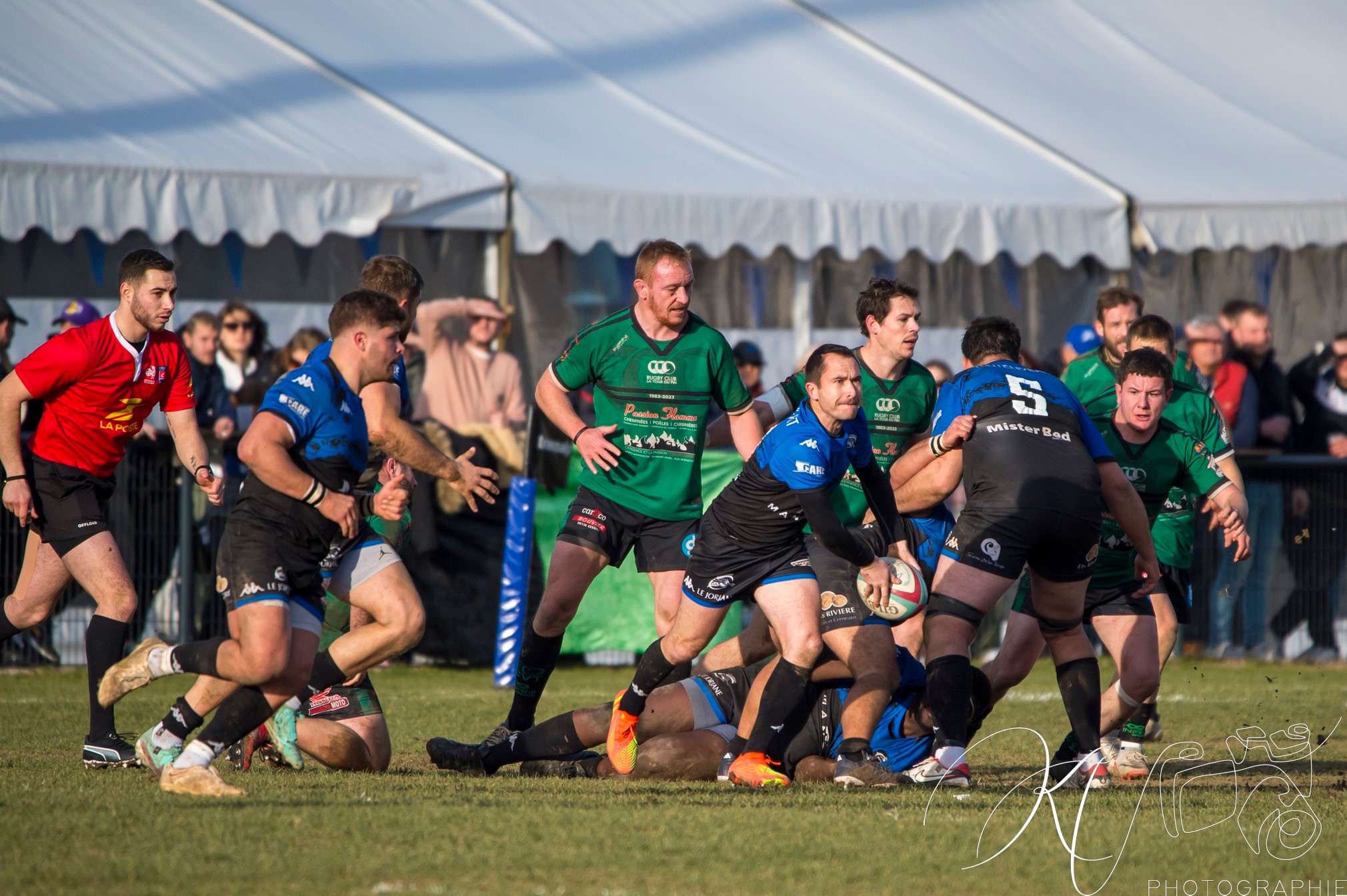  US Vinay - Rugby Club des Vallons de la Tour - Rugby - FED2 2024 - US Vinay (34) vs (25) RC des Vallons de la Tour (#FED224USVVDT01) Photo by: Karine Valentin | Siuxy Sports 2024-01-28