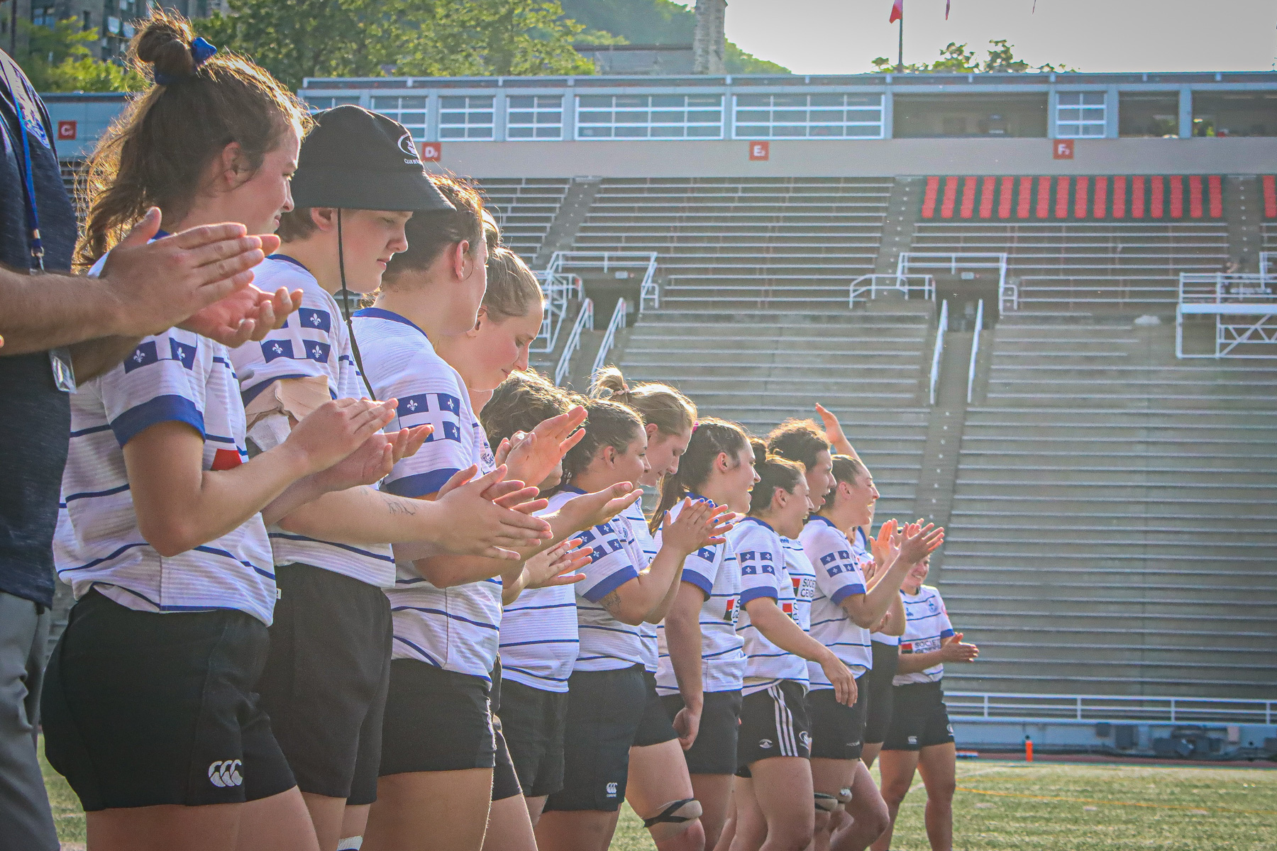  Équipe féminine - Rugby Québec - Ontario Blues (w) - Rugby - QORC-CROQ 2024 - FINALS - QUÉBEC EST (37) VS (13) ONTARIO EST - 1ST POSITION - Reel Mayarts (#QORC24QCEONE16) Photo by: Photo Mayarts | Siuxy Sports 2024-06-01