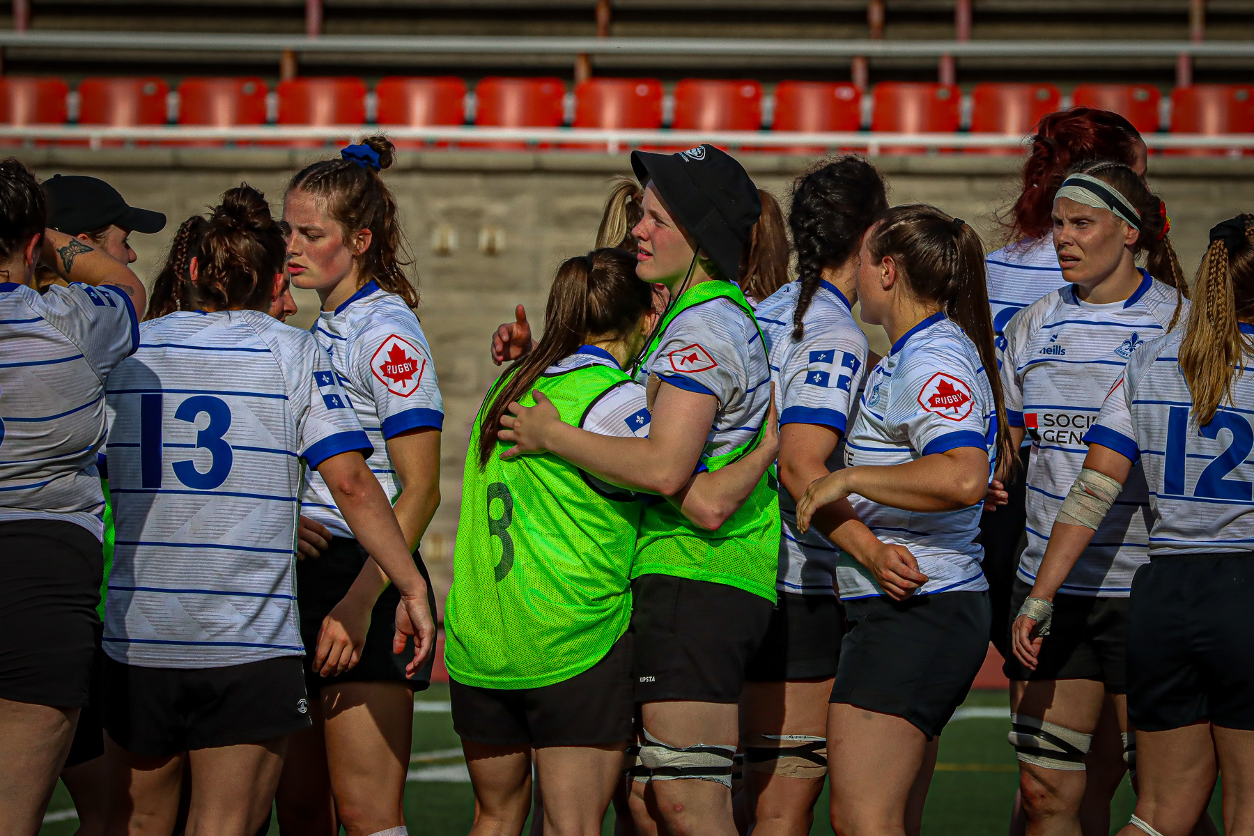 Équipe féminine - Rugby Québec - Ontario Blues (w) - Rugby - QORC-CROQ 2024 - FINALS - QUÉBEC EST (37) VS (13) ONTARIO EST - 1ST POSITION - Reel Mayarts (#QORC24QCEONE16) Photo by: Photo Mayarts | Siuxy Sports 2024-06-01