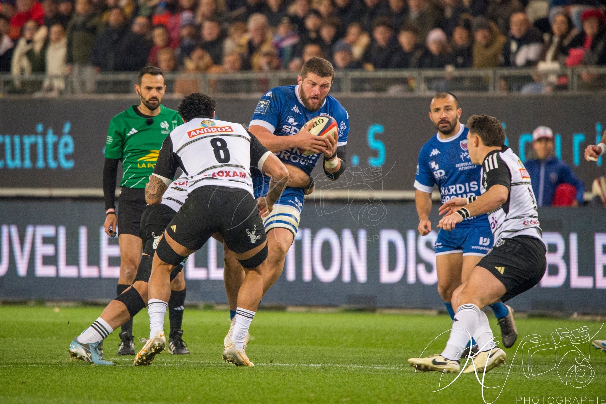  FC Grenoble Rugby - CA Brive - Rugby - FFR 2024 Fed2 - FC Grenoble Rugby (34) vs (22) CA Brive (#FFR24F2FCGBRI12) Photo by: Karine Valentin | Siuxy Sports 2024-12-13