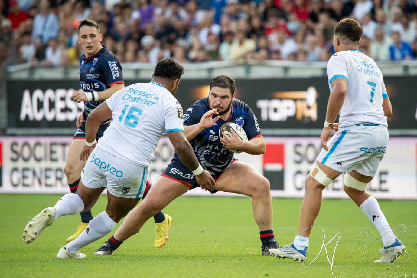  FC Grenoble Rugby - Montpellier Hérault Rugby - Rugby - FFR - 2024 - Access Match -  FC Grenoble (18) vs (20) Montpellier (#FFR24FCGMHR06) Photo by: Karine Valentin | Siuxy Sports 2024-06-16