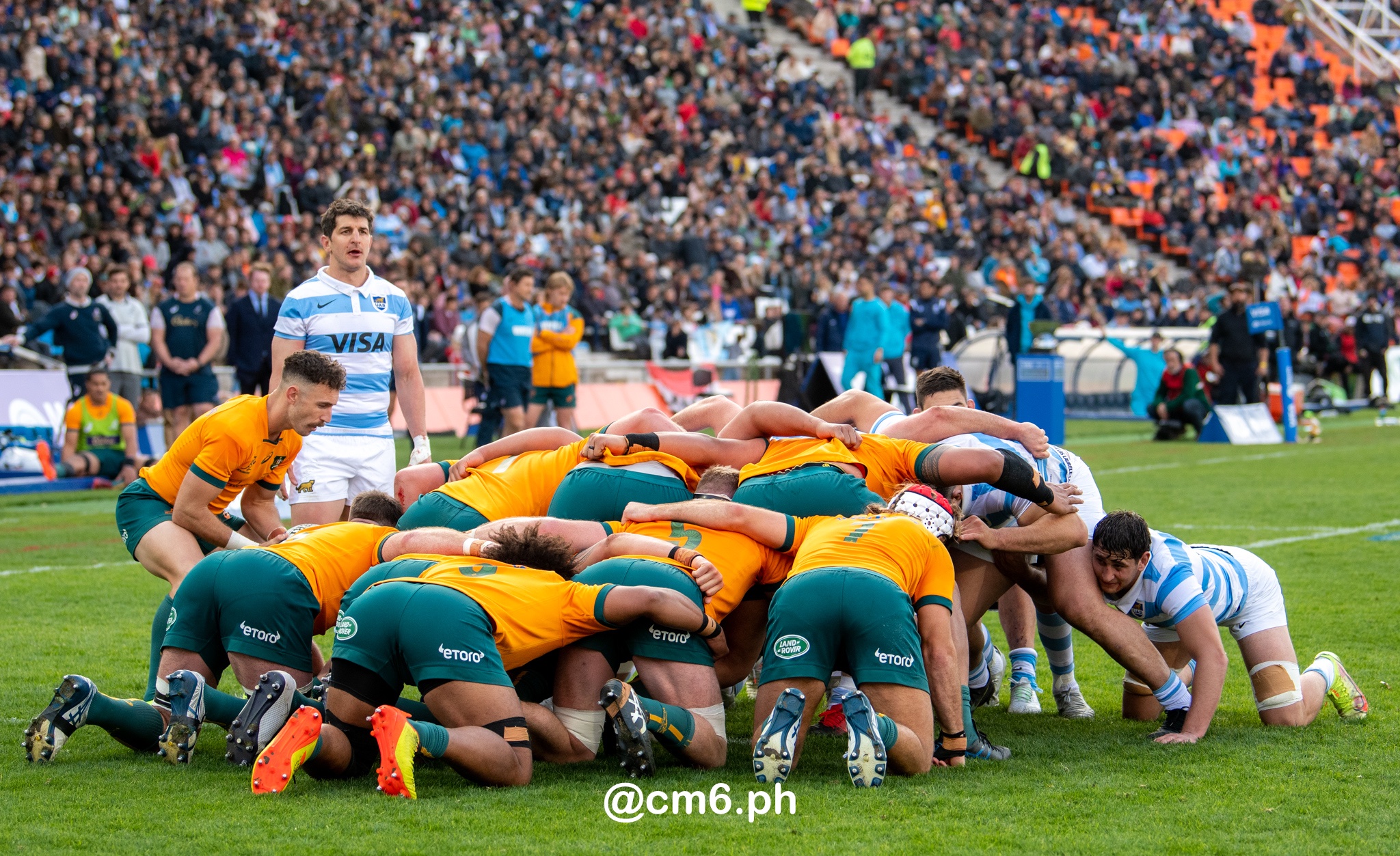  Selección Argentina de Rugby XV - Australia national rugby union team (M) - Rugby - Rugby Championship - Pumas (26) vs (41) Australia - Mendoza - Reel B (#RCH22ARGAUSb07) Photo by: Christian Mas | Siuxy Sports 2022-07-06