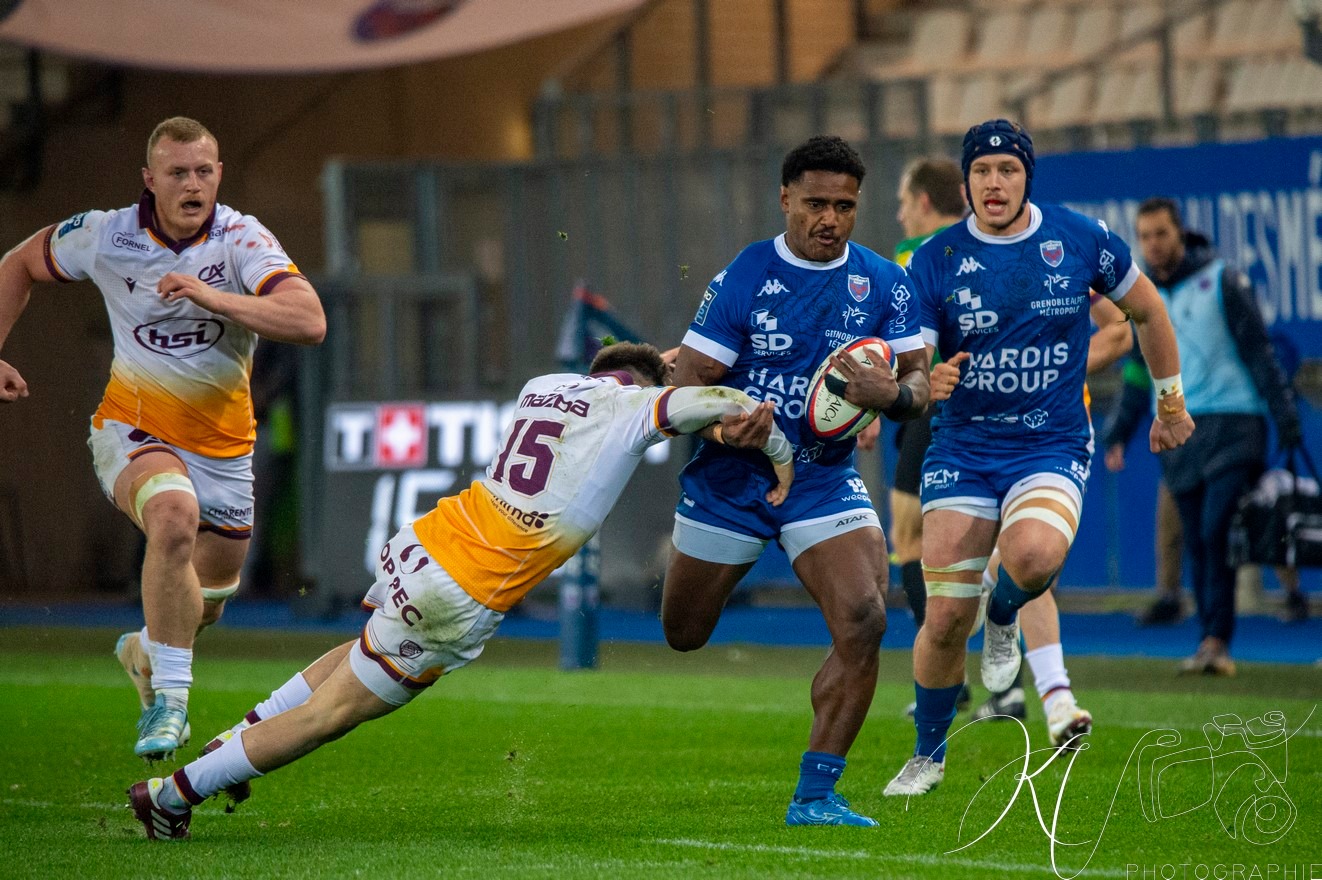  FC Grenoble Rugby - Soyaux Angoulême - Rugby - FFR 2024 - Pro D2 - FC Grenoble Rugby (37) vs (7) Soyaux Angouleme (#PD224PD2FCGSO11) Photo by: Karine Valentin | Siuxy Sports 2024-11-15