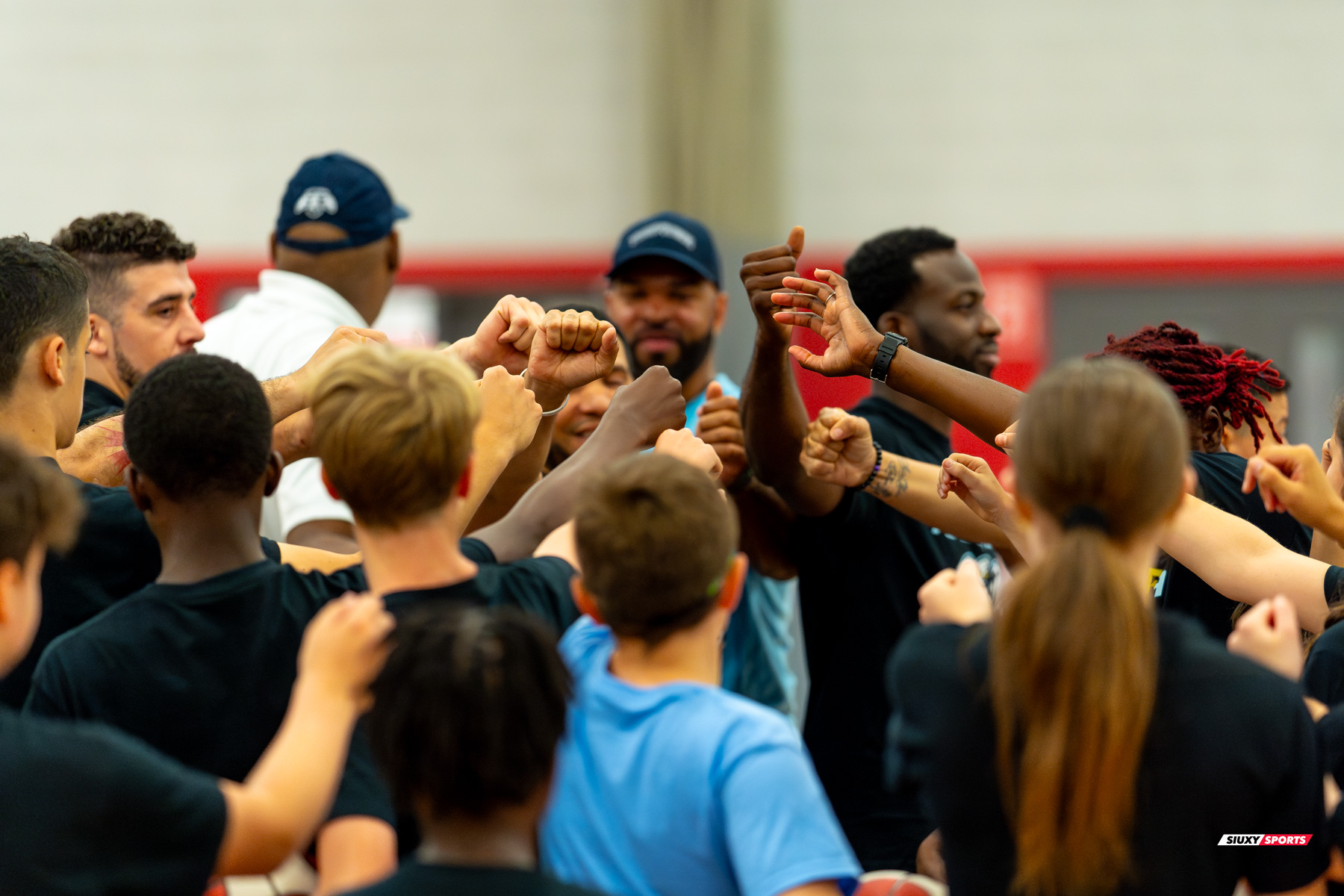 Nervens DEMOSTHENE - Kyle DESMARAIS - Paule-Beline IBATA-PONDZA - Juan MENDEZ - Jonathan WILLIAMS -  Montreal -  - Basketball - Camp d'été de Basketball Jr Toundra 2024 (#2024JRTOUNDRA016) Photo by:  | Siuxy Sports 2024-06-29