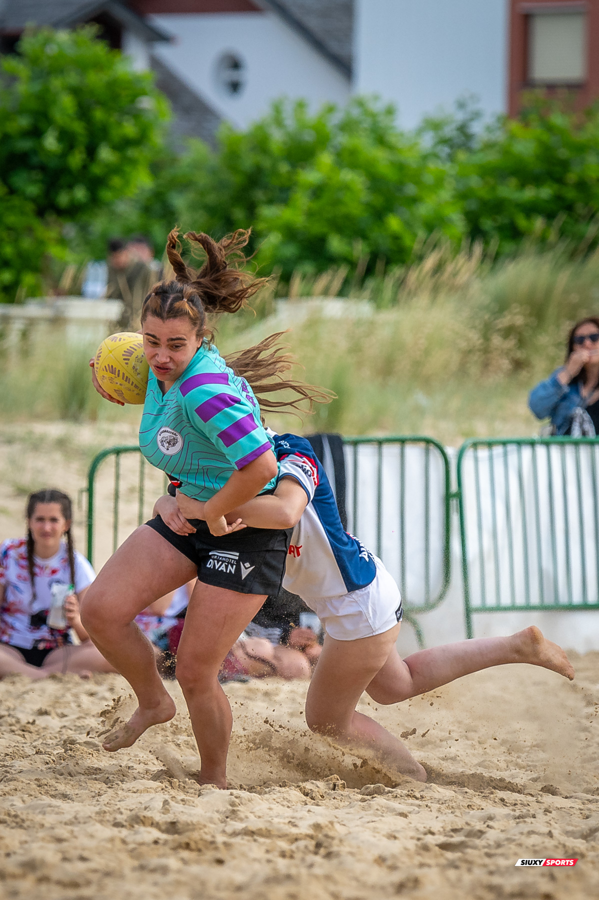  Universitario de Cantabria Rugby Club - Santoña Rugby Club - Rugby Playa - Circuito International del Cantabrico de Rugby Playa - IV Torneo Internacional de Laredo (#2024RugbyPlayaIVLaredo) Photo by: Fredy Monfoto | Siuxy Sports 2024-07-13