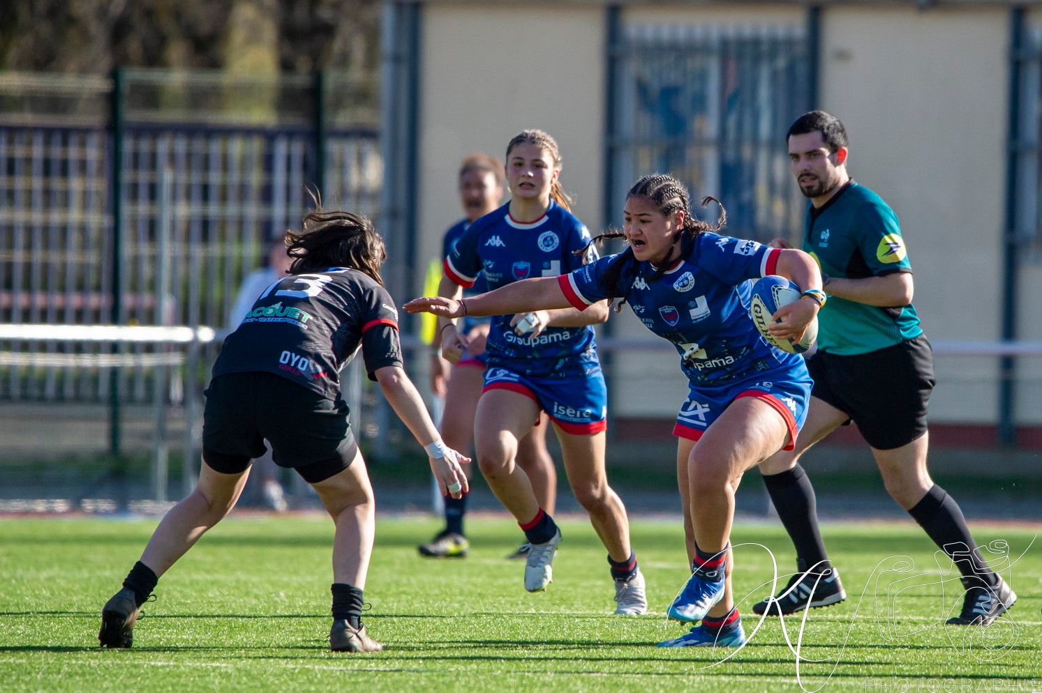  FC Grenoble Rugby - US Oyonnax Rugby - Rugby - 2024 U18 FCG AMAZONES vs US OYONNAX (#FFR24U18FCGUSO03) Photo by: Karine Valentin | Siuxy Sports 2024-03-16