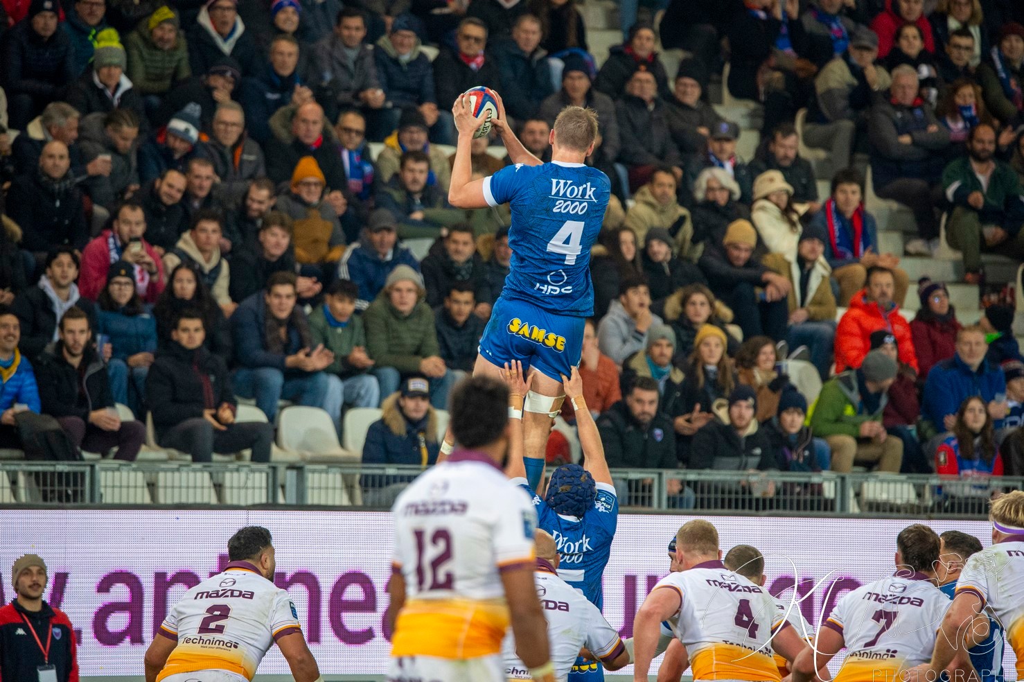  FC Grenoble Rugby - Soyaux Angoulême - Rugby - FFR 2024 - Pro D2 - FC Grenoble Rugby (37) vs (7) Soyaux Angouleme (#PD224PD2FCGSO11) Photo by: Karine Valentin | Siuxy Sports 2024-11-15