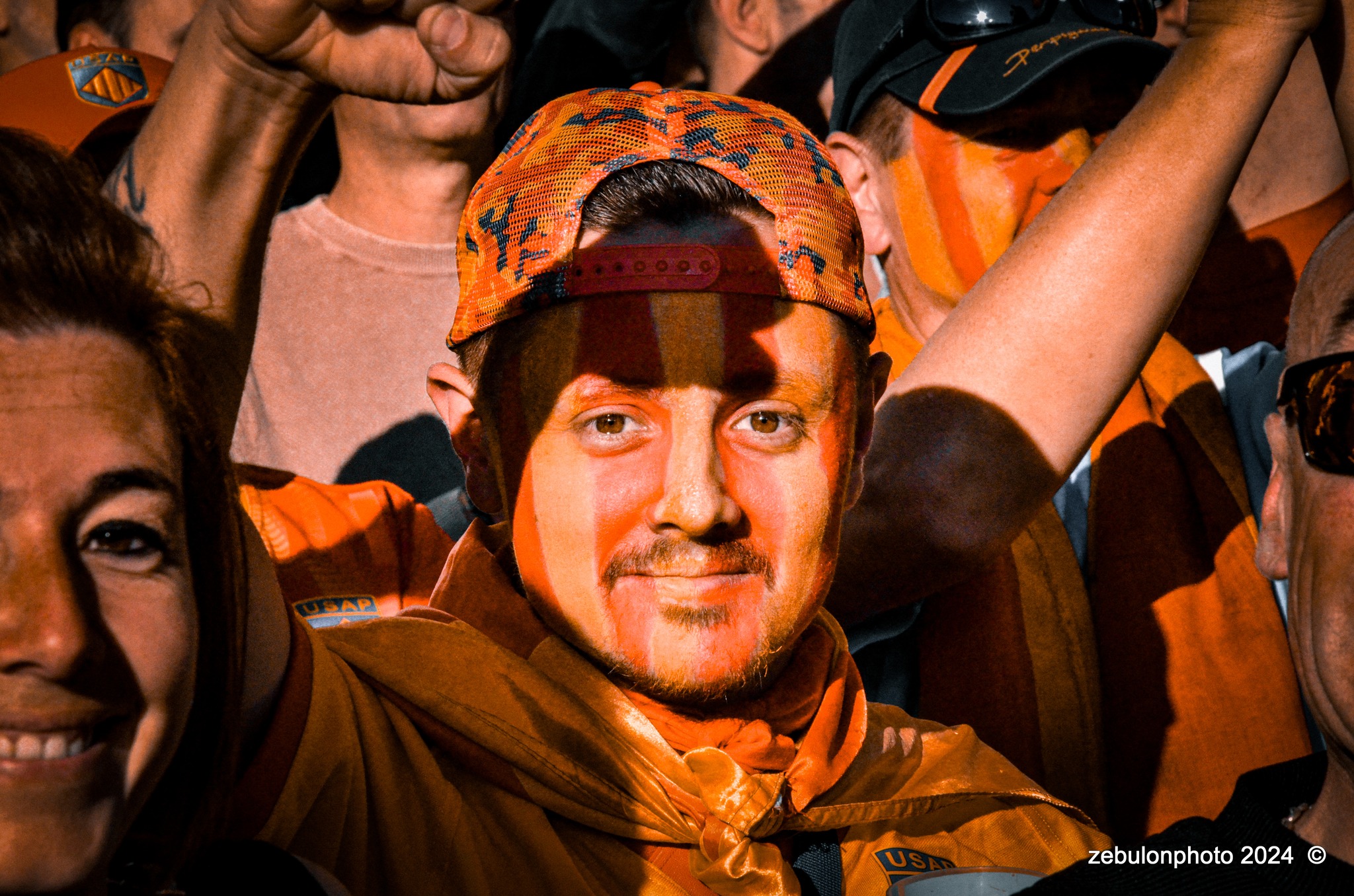  US Arlequins Perpignanais - Lyon Olympique Universitaire - Rugby - FFR 2024 - TOP14 - USAP (51) VS (20) LOU (#FFR24T14USALOU04) Photo by: Photo Zebulon | Siuxy Sports 2024-04-20