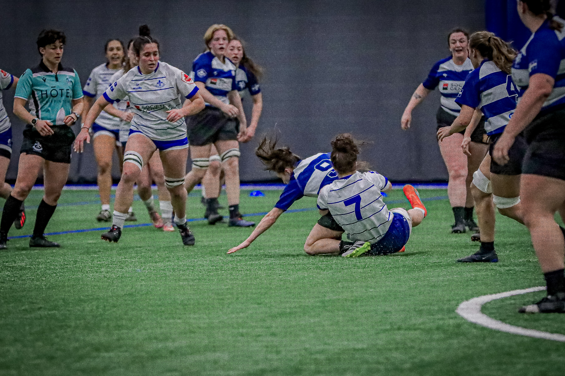Anais HOLLY - Annabelle PARENT -  Équipe féminine - Rugby Québec -  - Rugby - QORC-CROQ 2024 - Québec Est (22) vs (16) Québec Ouest  (#RQ24CROQESTOUE04) Photo by: Photo Mayarts | Siuxy Sports 2024-04-01