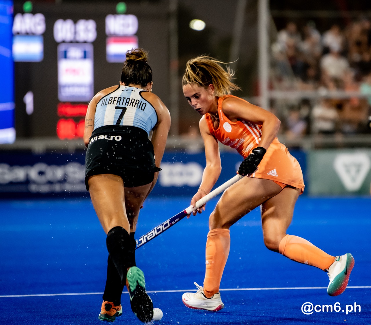 Agustina ALBERTARRIO -  Selección femenina de hockey sobre césped de Argentina - Netherlands women's national field hockey team - Field hockey - FIH PRO LEAGUE FEM 2023-2024 - ARGENTINA (1) VS (7) Países Bajos (#FIHPF24ARGPAB12) Photo by: Christian Mas | Siuxy Sports 2023-12-12