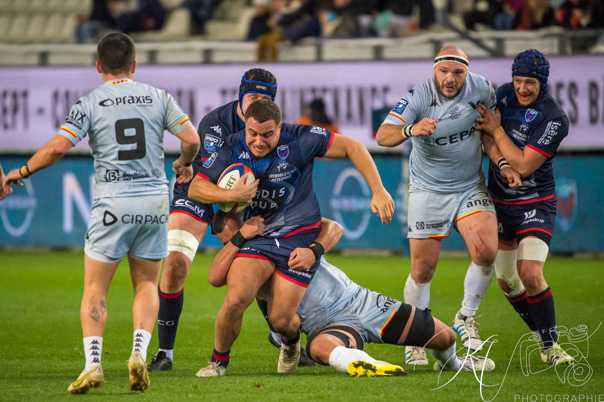 Jean-Charles ORIOLI -  FC Grenoble Rugby - Provence - Rugby - PRO D2 - FC GRENOBLE (45) VS (10) Provence Rugby (#2024PROD1FCGPRR01) Photo by: Karine Valentin | Siuxy Sports 2024-01-04