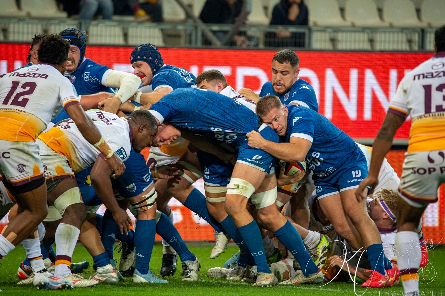  FC Grenoble Rugby - Soyaux Angoulême - Rugby - FFR 2024 - Pro D2 - FC Grenoble Rugby (37) vs (7) Soyaux Angouleme (#PD224PD2FCGSO11) Photo by: Karine Valentin | Siuxy Sports 2024-11-15