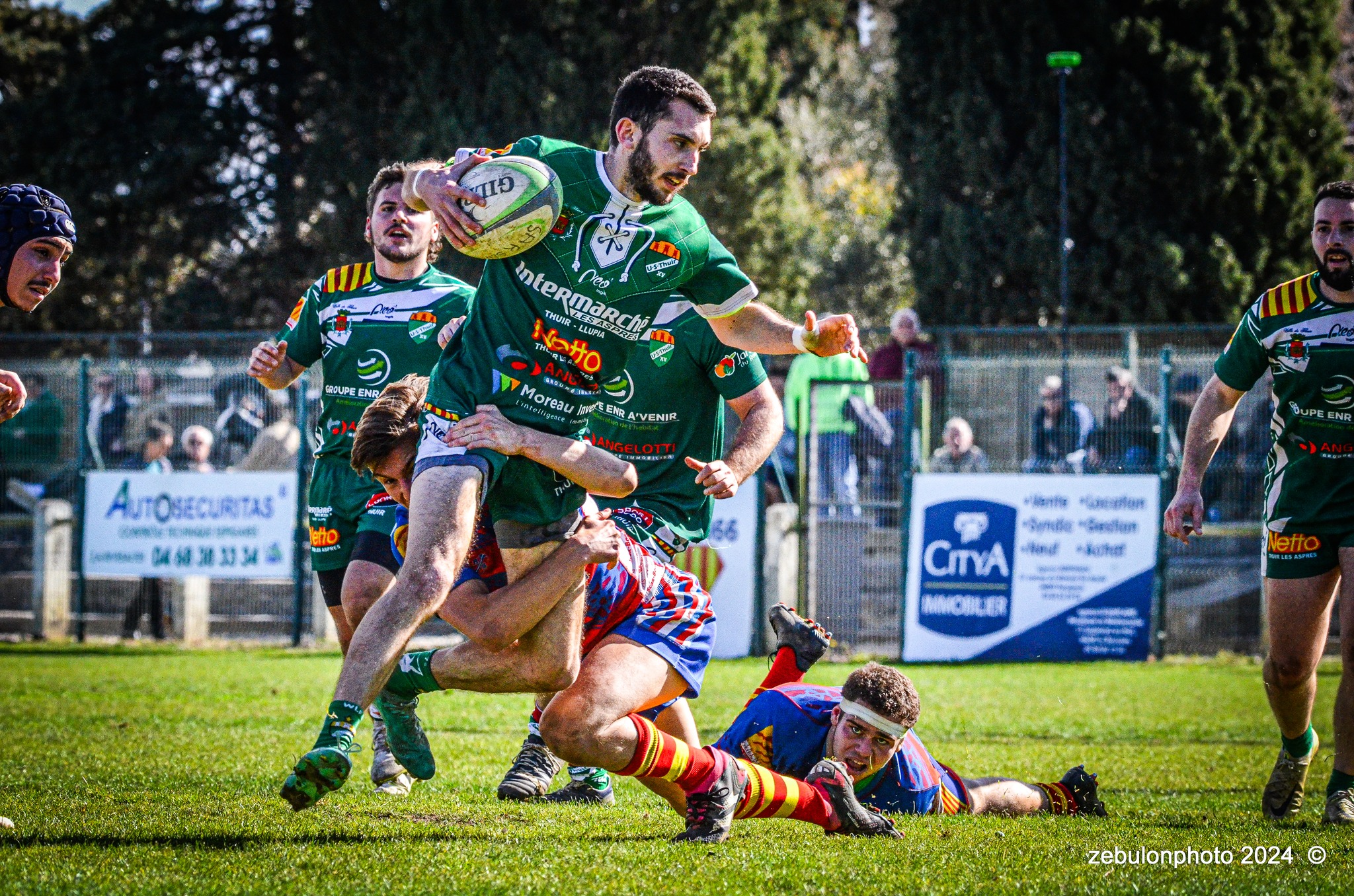  SCAR ESC-BAC - US Thuirinoise - Rugby - Fed3 2024 - SCAR ESC-BAC vs US Thuirinoise - R       (#F324SEBUSTR03) Photo by: Photo Zebulon | Siuxy Sports 2024-03-09