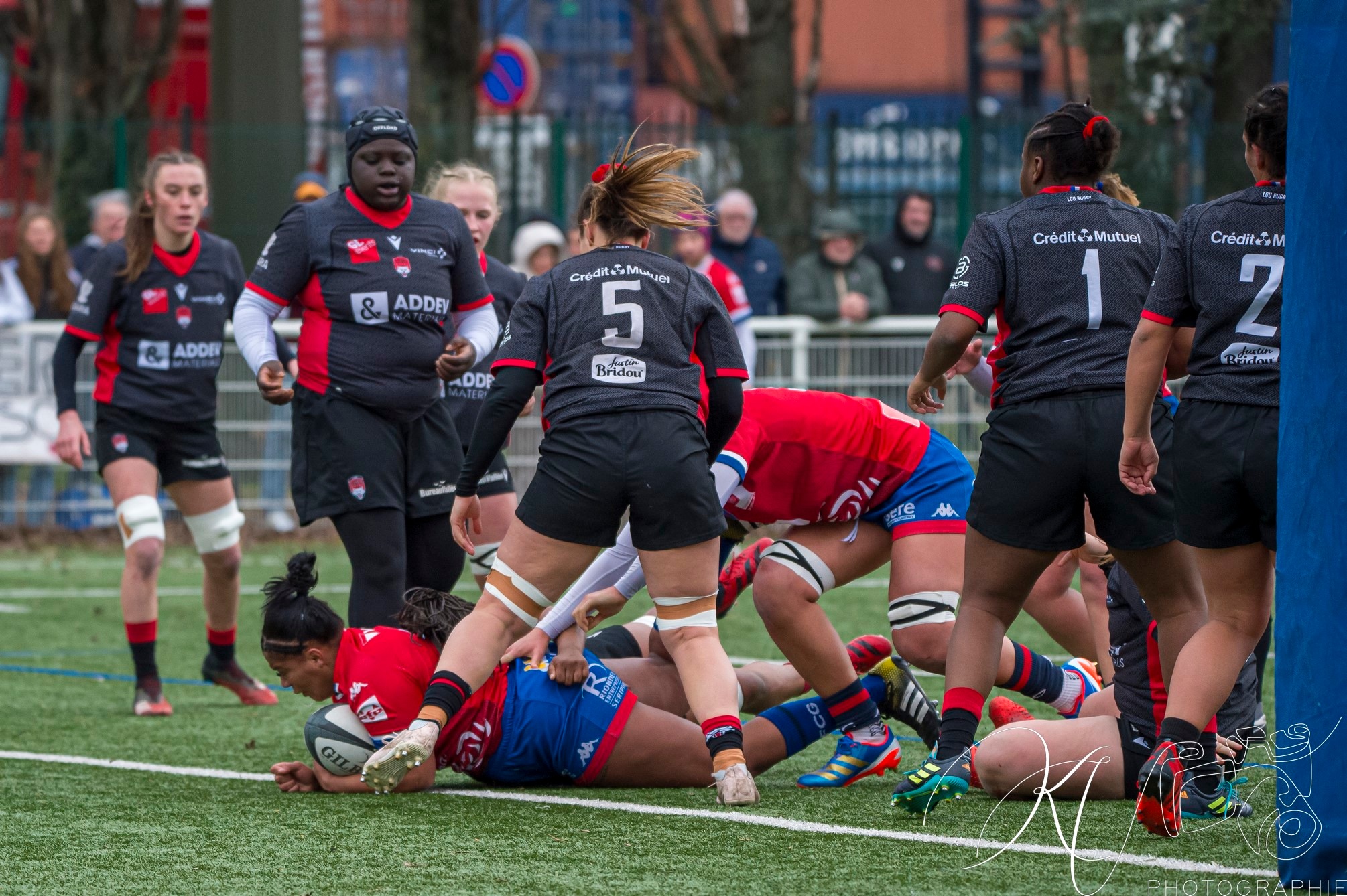  Lyon Olympique Universitaire - FC Grenoble Rugby - Rugby - Elite 1 2023 - Lyon O.U. (39) vs (14) FC Grenoble (#EL124LOUFCG02) Photo by: Karine Valentin | Siuxy Sports 2024-02-24