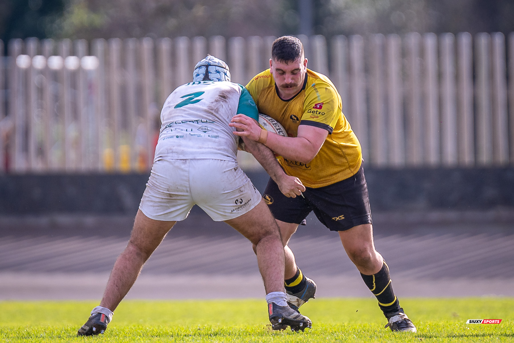 Angus RILEY KEEFE -  Getxo Artea Rugby Taldea - Rugby Club Valencia - Rugby - FER 2024 - DHB - Getxo RT (14) vs (16) Valencia RC (#FER24DHBGRTVRC01) Photo by: Fredy Monfoto | Siuxy Sports 2024-01-28