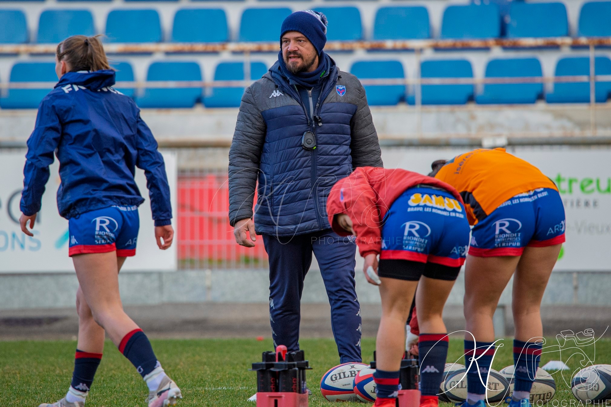  FC Grenoble Rugby - Lyon Olympique Universitaire - Rugby - FFR 2024 - Elite 1 Fém - FCG Amazones (8) vs (5) LOU (#FFR24E1FFCGLOU12) Photo by: Karine Valentin | Siuxy Sports 2024-12-14