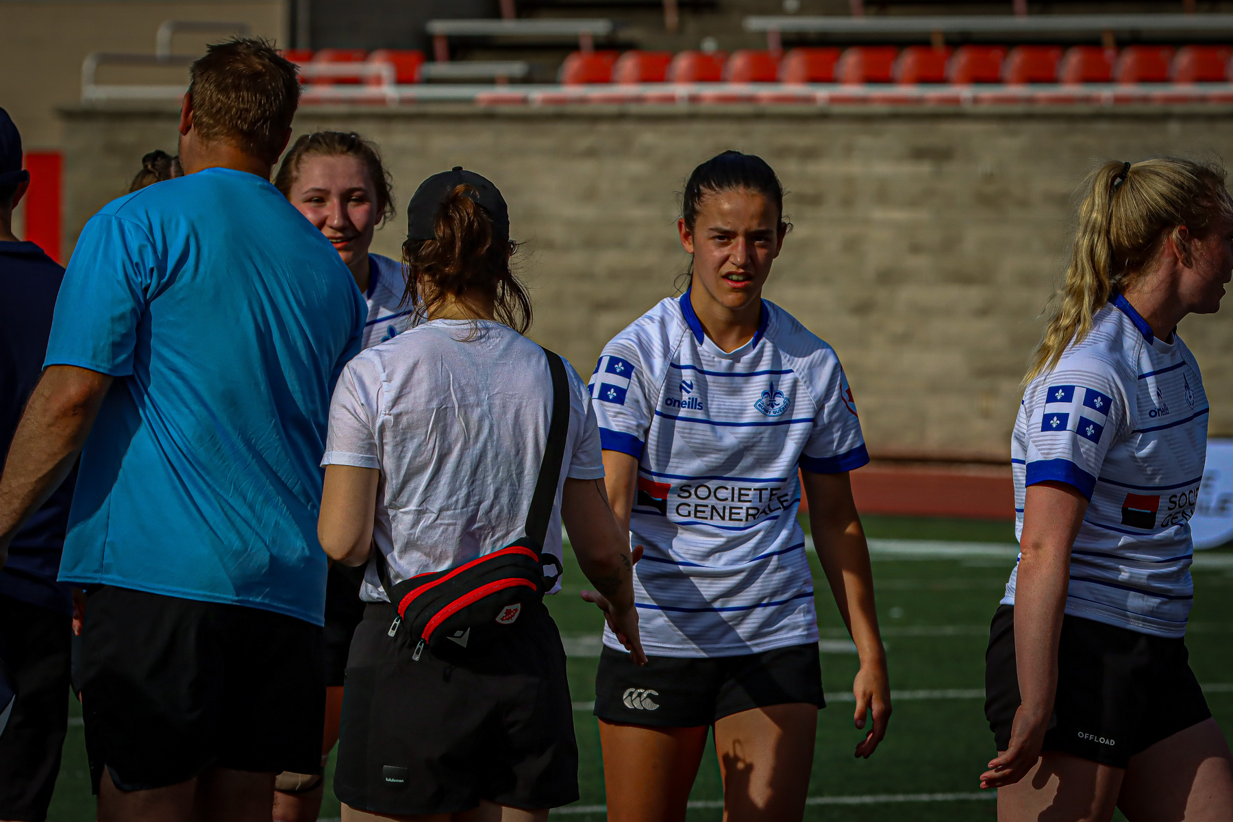  Équipe féminine - Rugby Québec - Ontario Blues (w) - Rugby - QORC-CROQ 2024 - FINALS - QUÉBEC EST (37) VS (13) ONTARIO EST - 1ST POSITION - Reel Mayarts (#QORC24QCEONE16) Photo by: Photo Mayarts | Siuxy Sports 2024-06-01