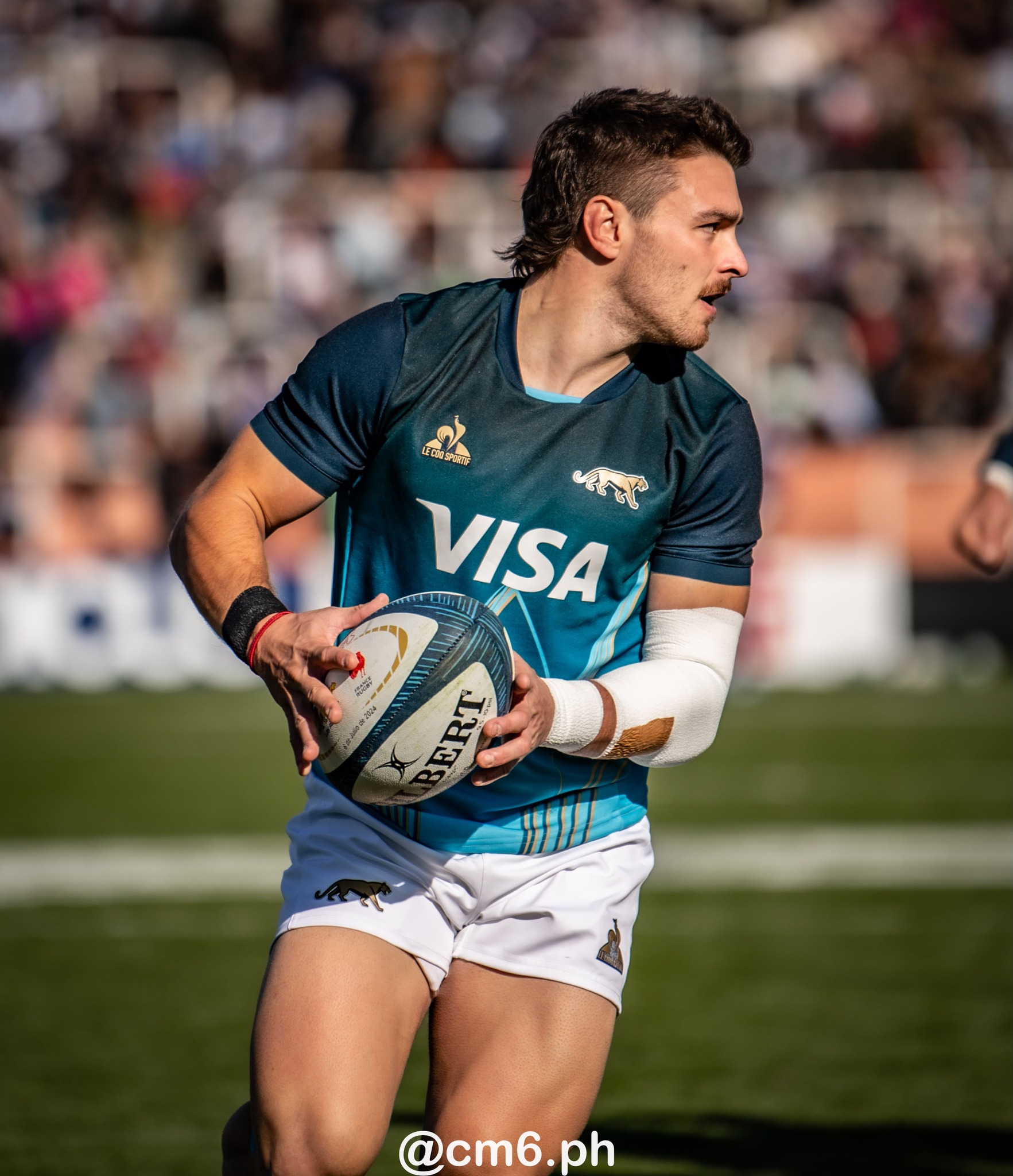 Mateo CARRERAS -  Selección Argentina de Rugby XV - Équipe de France de rugby à XV - Rugby - 2024 - Los Pumas - Argentina (13) vs (28) Francia (#2024PUMFRA07) Photo by: Christian Mas | Siuxy Sports 2024-07-06