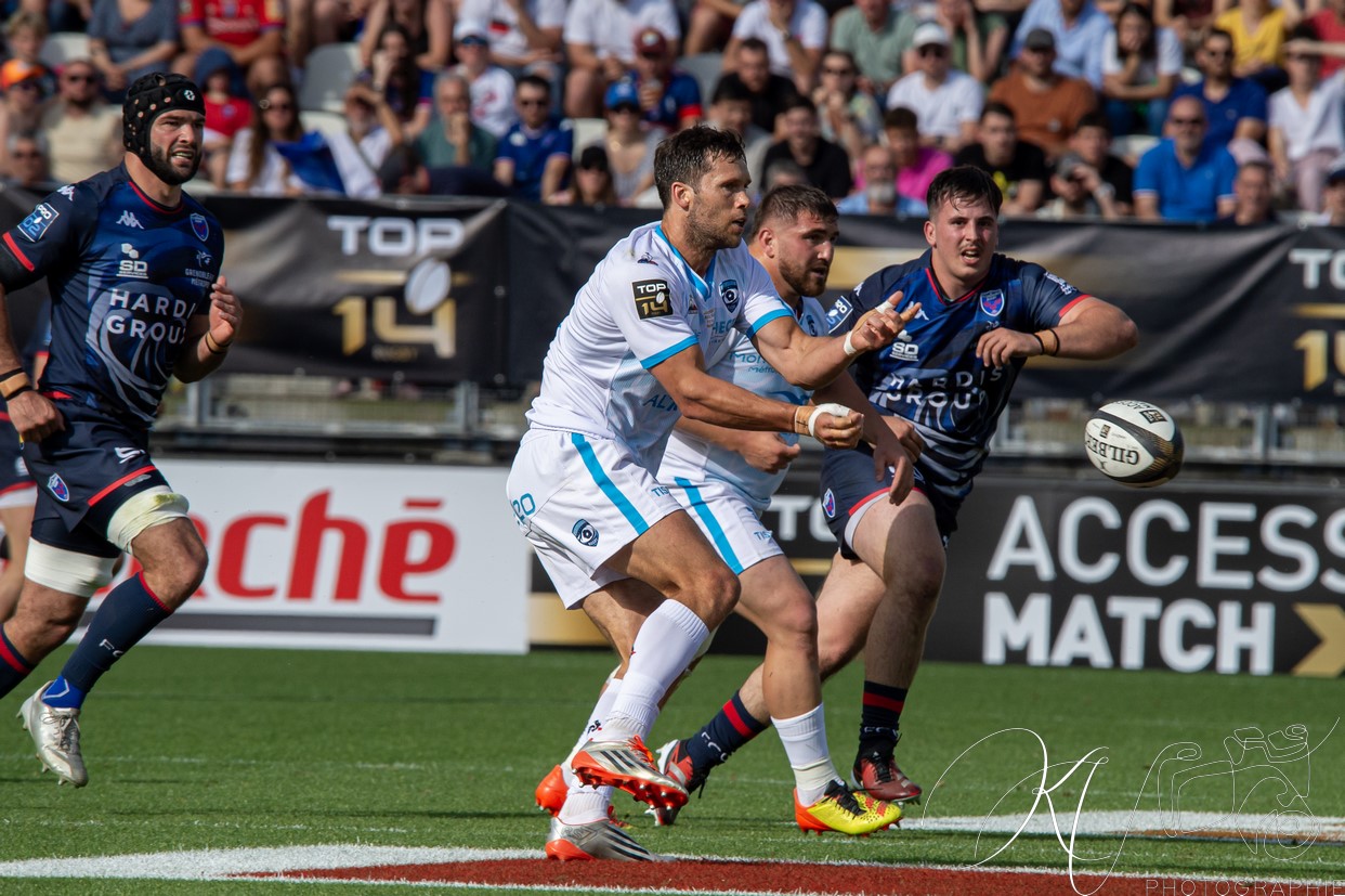  FC Grenoble Rugby - Montpellier Hérault Rugby - Rugby - FFR - 2024 - Access Match -  FC Grenoble (18) vs (20) Montpellier (#FFR24FCGMHR06) Photo by: Karine Valentin | Siuxy Sports 2024-06-16