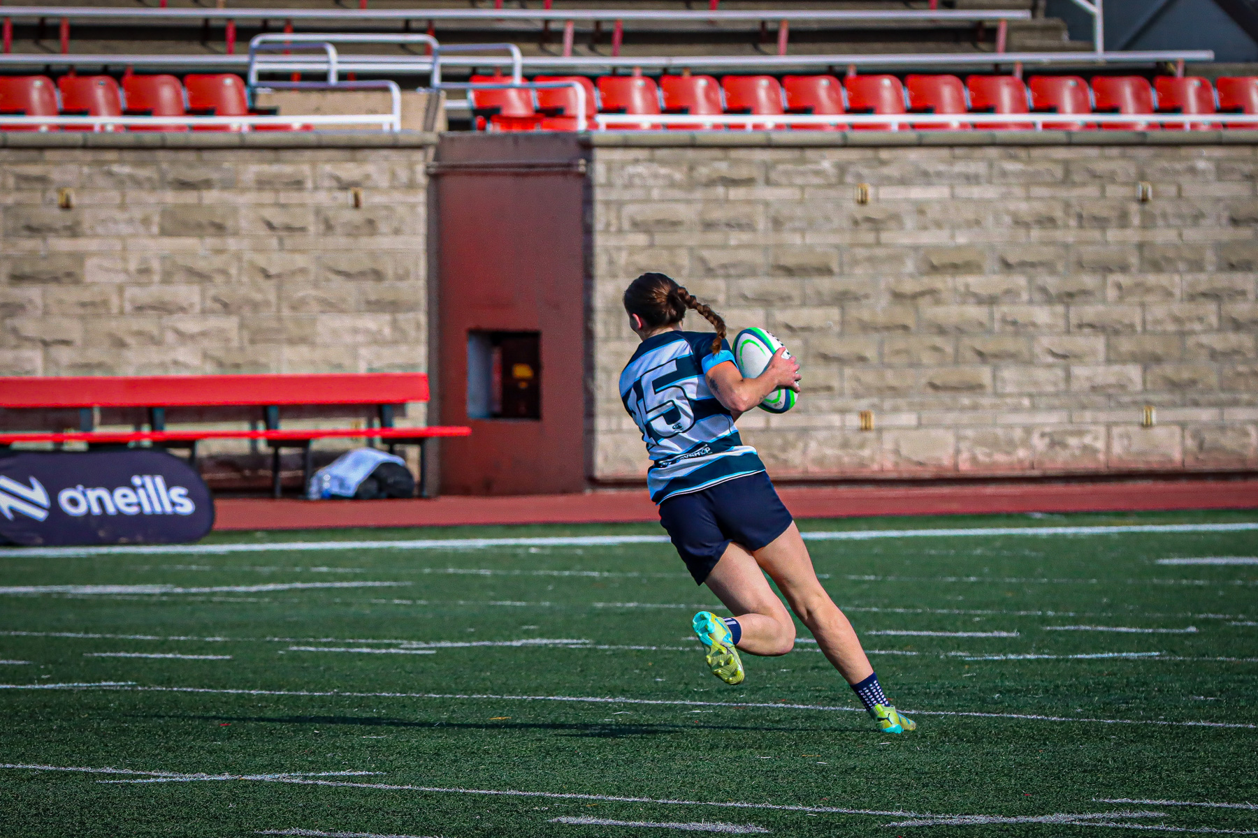  Équipe féminine - Rugby Québec - Ontario Blues (w) - Rugby - QORC-CROQ 2024 - FINALS - QUÉBEC EST (37) VS (13) ONTARIO EST - 1ST POSITION - Reel Mayarts (#QORC24QCEONE16) Photo by: Photo Mayarts | Siuxy Sports 2024-06-01