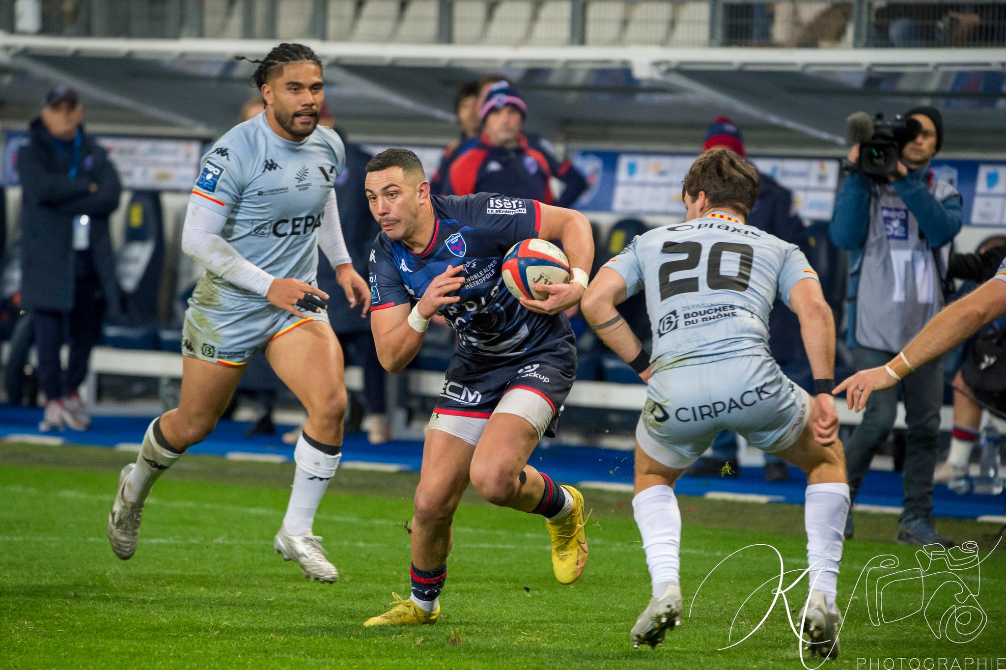 Julien FARNOUX -  FC Grenoble Rugby - Provence - Rugby - PRO D2 - FC GRENOBLE (45) VS (10) Provence Rugby (#2024PROD1FCGPRR01) Photo by: Karine Valentin | Siuxy Sports 2024-01-04