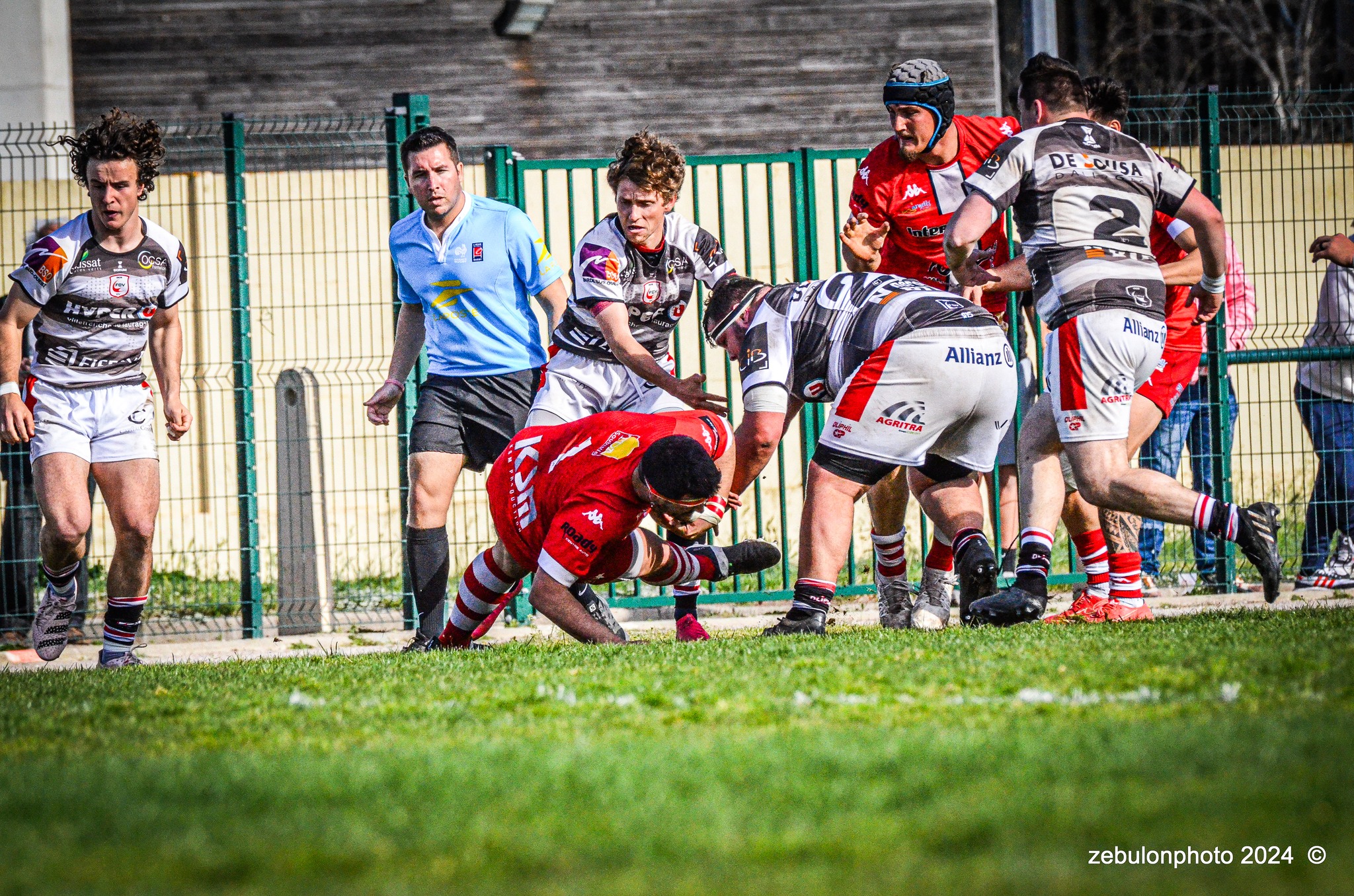  Étoile Sportive Catalane - Football Club Villefranchois - Lauragais - Rugby - FFR -  Fed 2 2024 - Etoile Sportive Catalane vs FC Villefranchois (#FFR24F2ESCFCV03) Photo by: Photo Zebulon | Siuxy Sports 2024-03-23