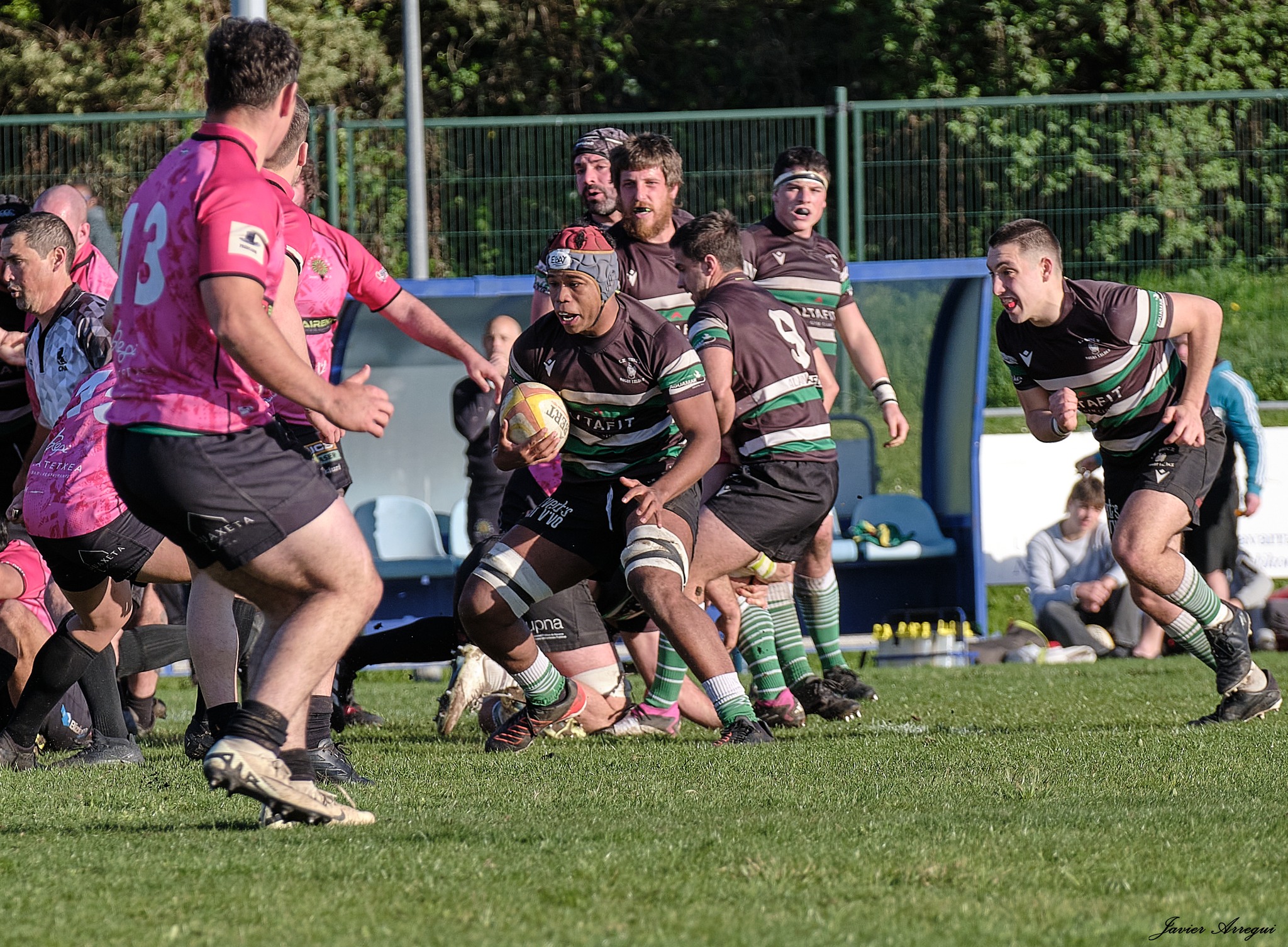 Martin SAGUES GONZALEZ - Talla SAMB ALDASORO -  La Única Rugby Taldea - Uribealdea Rugby Kirol Elkartea - Rugby - FER 2024 - DHB - La Unica RT (41) vs (9) Uribealdea Rugby - Reel 2 (#FER24DHBUNIURI02) Photo by: Javier Arregui | Siuxy Sports 2024-03-23