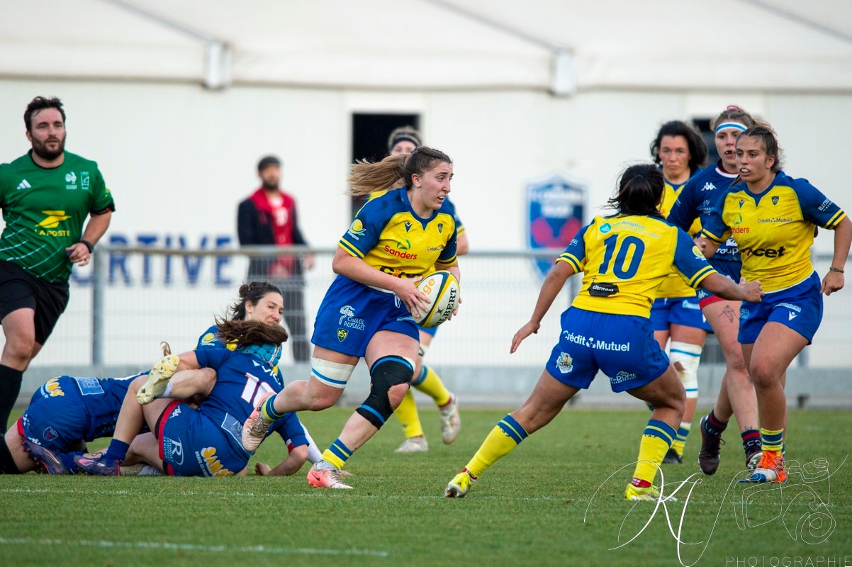  ASM Romagnat rugby féminin - FC Grenoble Rugby - Rugby - FFR 2024 Elite 1 Fém - ASM Romagnat (32) vs (8) Amazones FC Grenoble  (#FFR24E1FASMRFCG11) Photo by: Karine Valentin | Siuxy Sports 2024-11-17