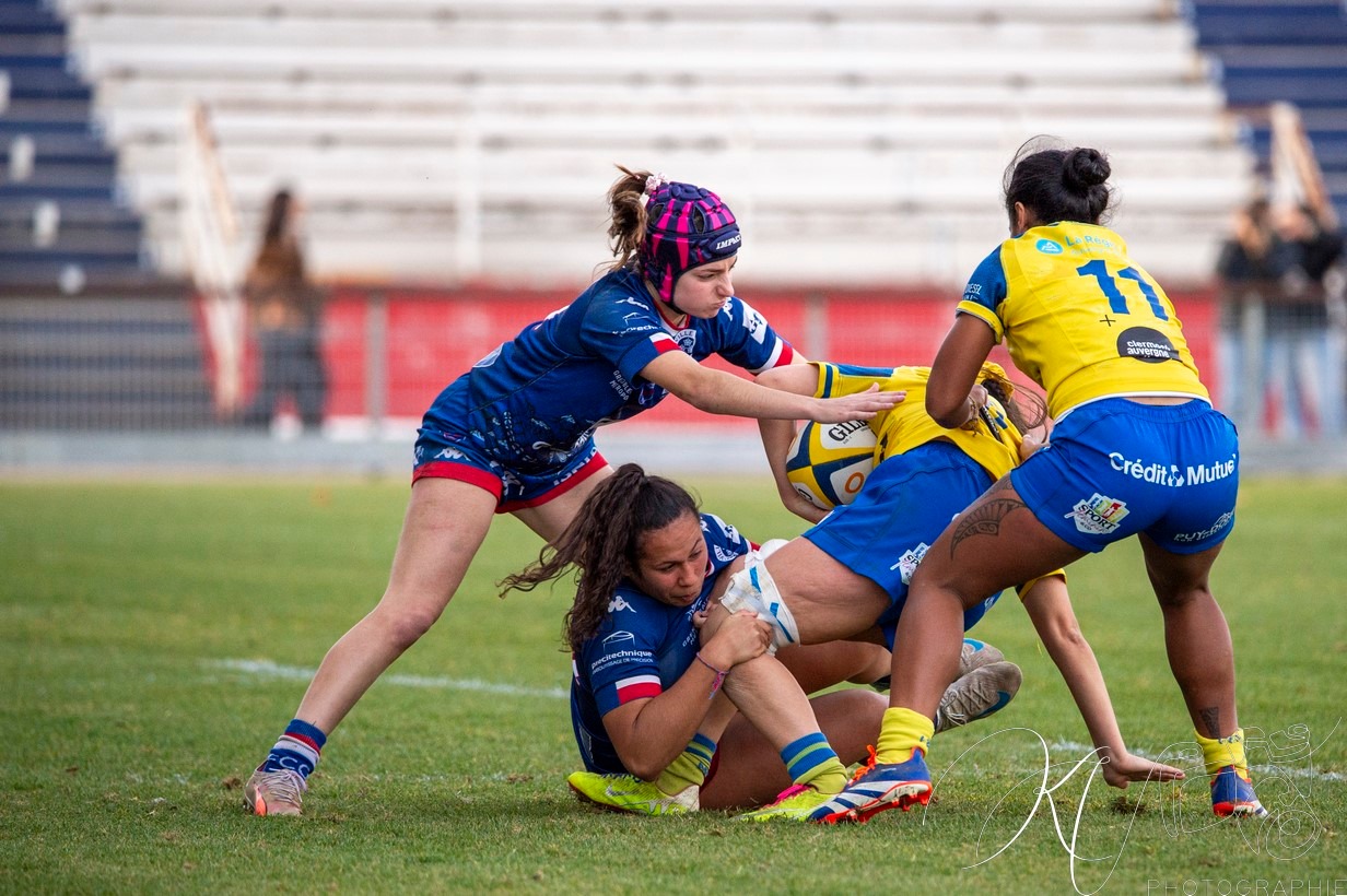  ASM Romagnat rugby féminin - FC Grenoble Rugby - Rugby - FFR 2024 Elite 1 Fém - ASM Romagnat (32) vs (8) Amazones FC Grenoble  (#FFR24E1FASMRFCG11) Photo by: Karine Valentin | Siuxy Sports 2024-11-17