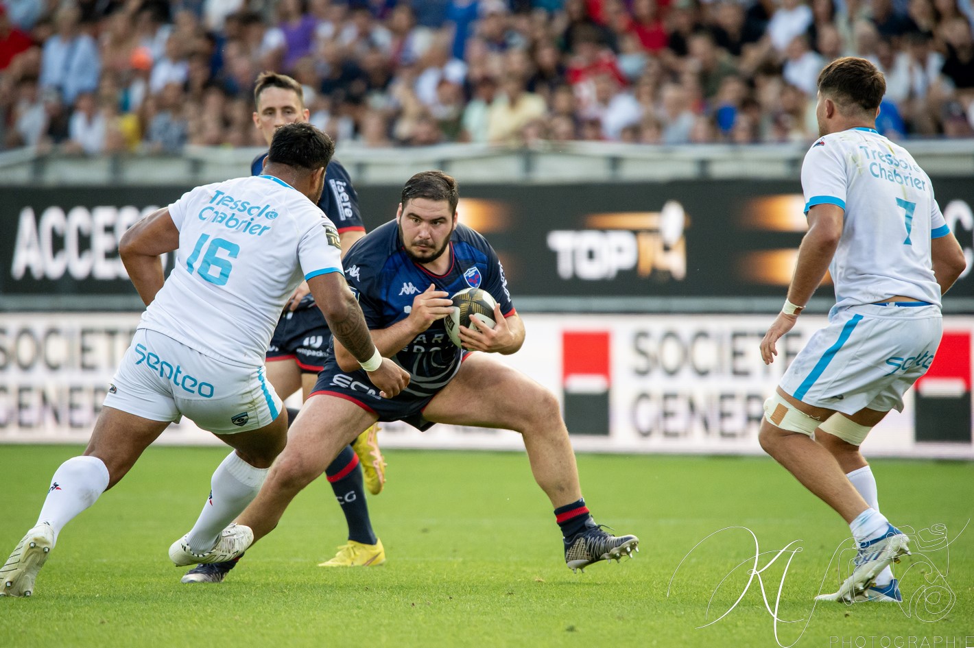  FC Grenoble Rugby - Montpellier Hérault Rugby - Rugby - FFR - 2024 - Access Match -  FC Grenoble (18) vs (20) Montpellier (#FFR24FCGMHR06) Photo by: Karine Valentin | Siuxy Sports 2024-06-16